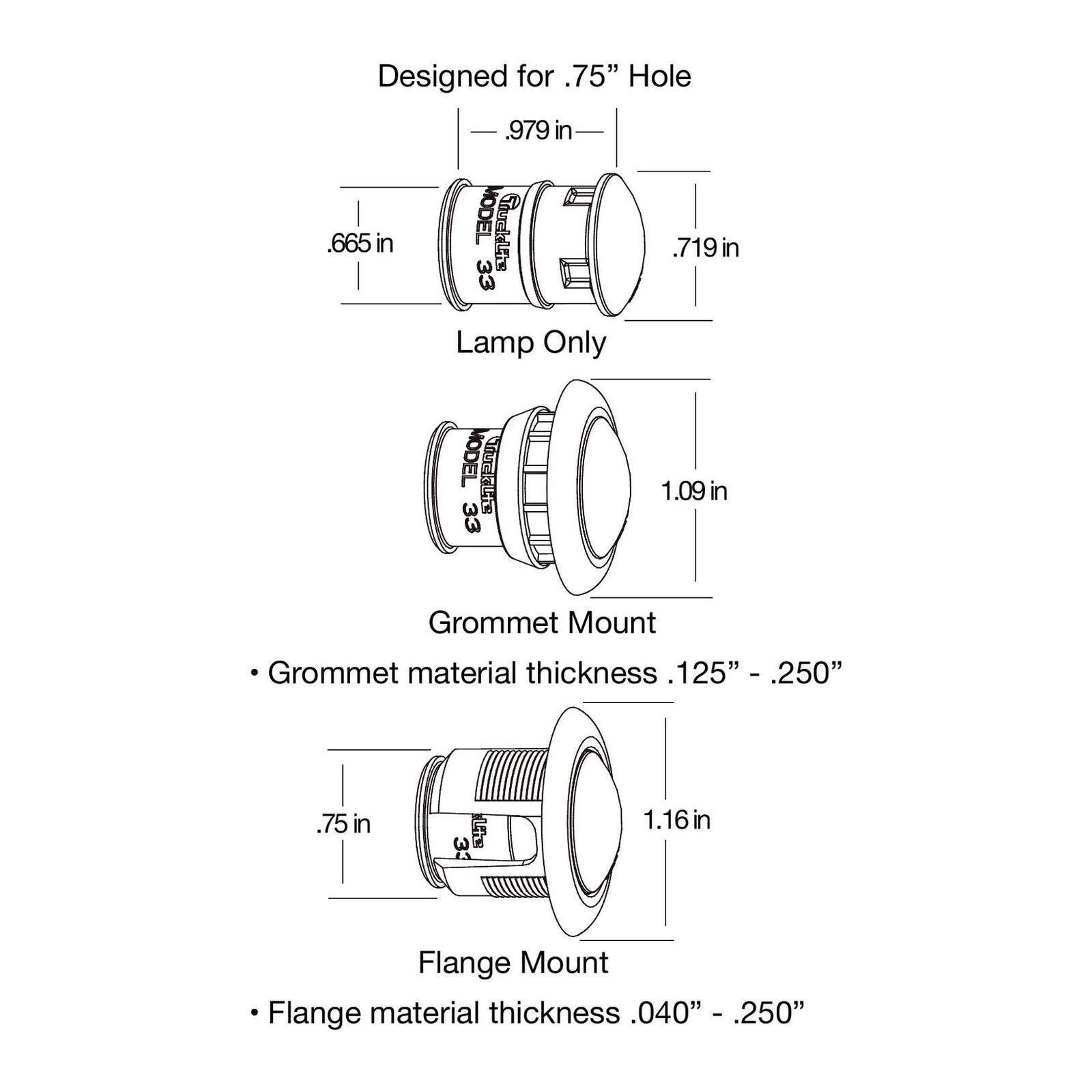 Truck-Lite 33250Y LED Clearance and Marker Light for Trucks & Trailers - Heavy Duty, Waterproof, DOT Approved for Road Safety