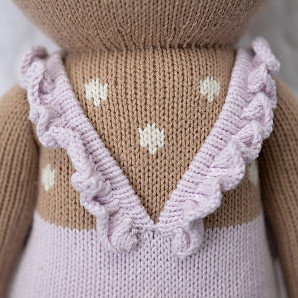 Cuddle+Kind Violet the Fawn Plush Stuffed Animal - Soft Huggable Deer Toy for Kids & Babies | Perfect for Nursery Decor, Gift Giving & Cuddle Time