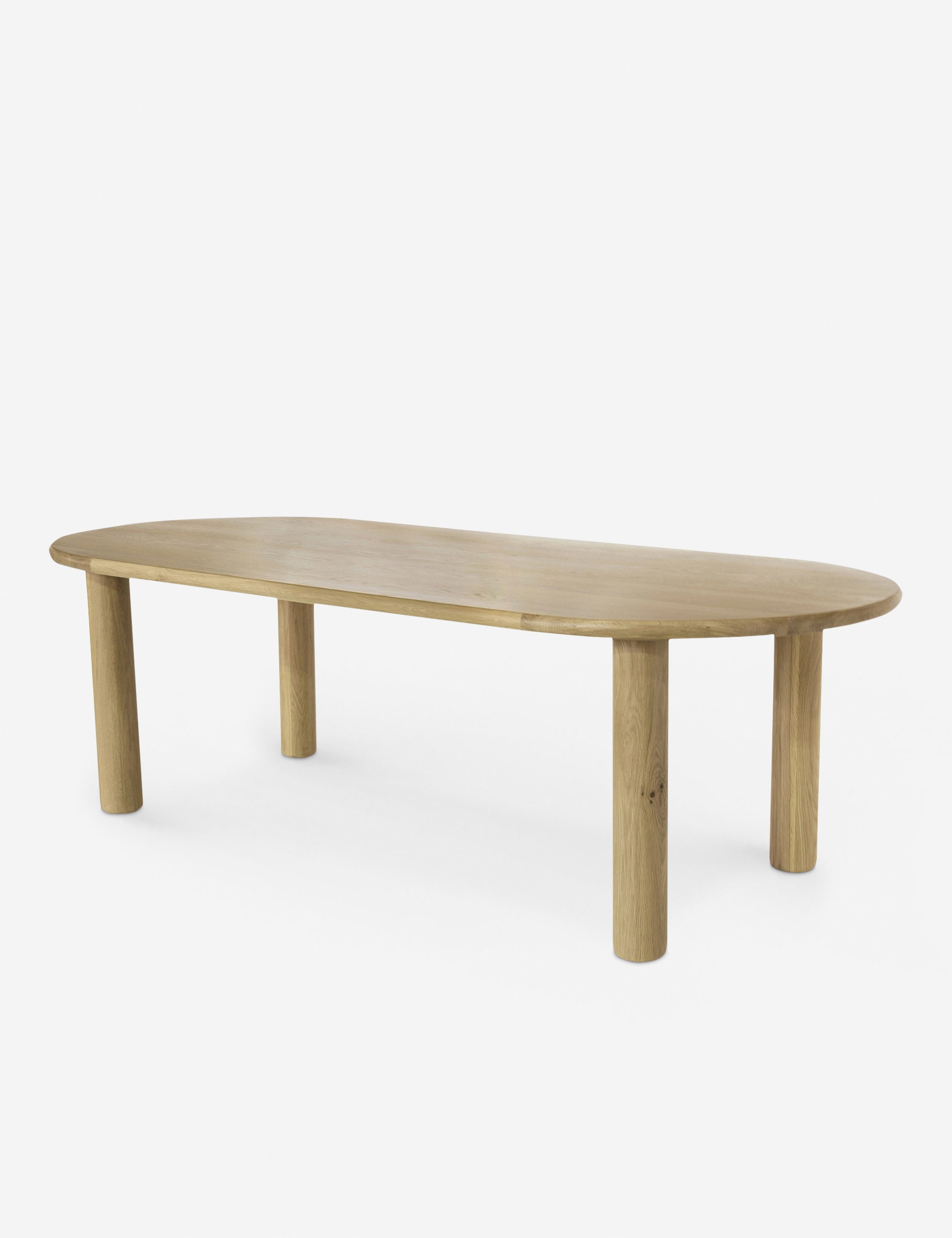 Stylish Dever Oval Dining Table - Modern Wooden Kitchen Table for 6 - Perfect for Family Dinners & Entertaining Guests