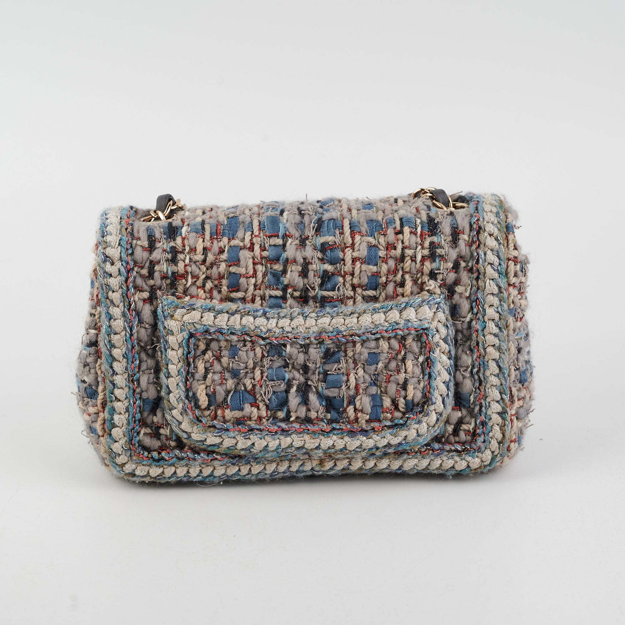 Chanel Mini Rectangular Tweed Bag - Luxury Designer Handbag for Women | Perfect for Evening Parties, Date Nights & Special Occasions