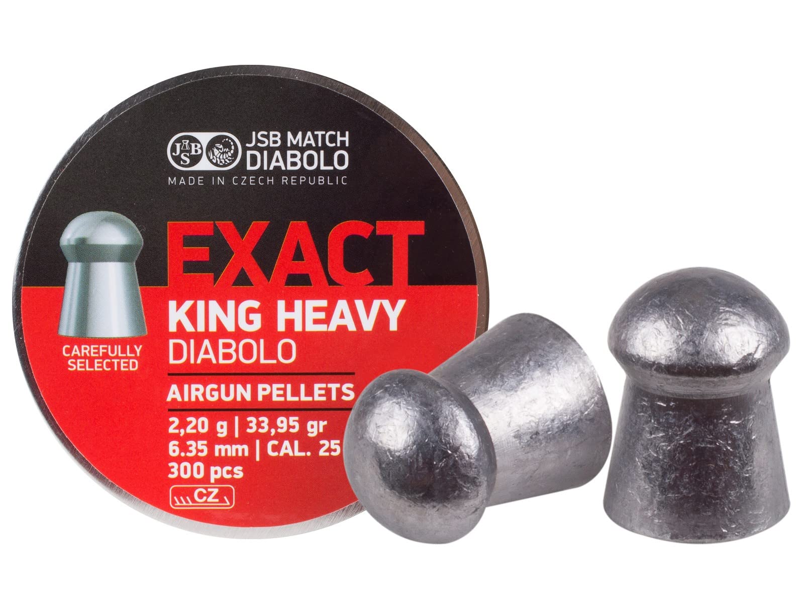 JSB Air Gun Pellets - High Precision .177 & .22 Caliber Pellets for Target Shooting, Hunting & Pest Control - Premium Quality Lead-Free Pellets for Air Rifles & Pistols - Perfect for Backyard Practice, Small Game Hunting & Competitive Shooting