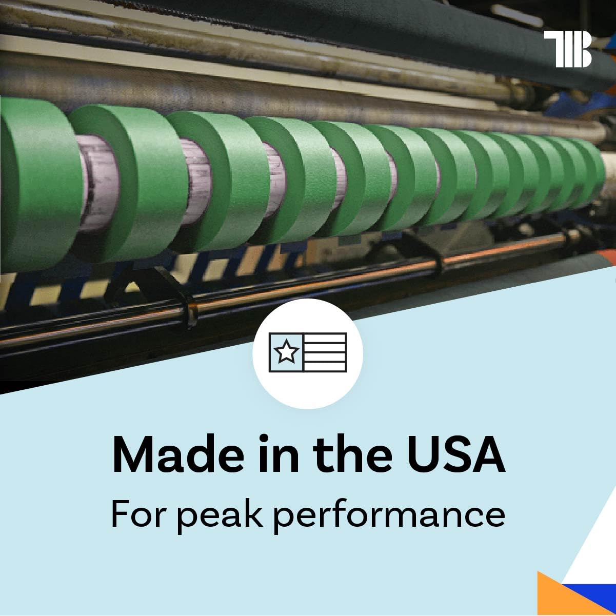 Premium 1.5 Inch x 60 Yards High Tack Green Painters Tape - 32 Rolls Case | Made in USA | Strong Adhesion & Clean Removal | UV Resistant Masking Tape for Walls, Wood, Glass & DIY Projects