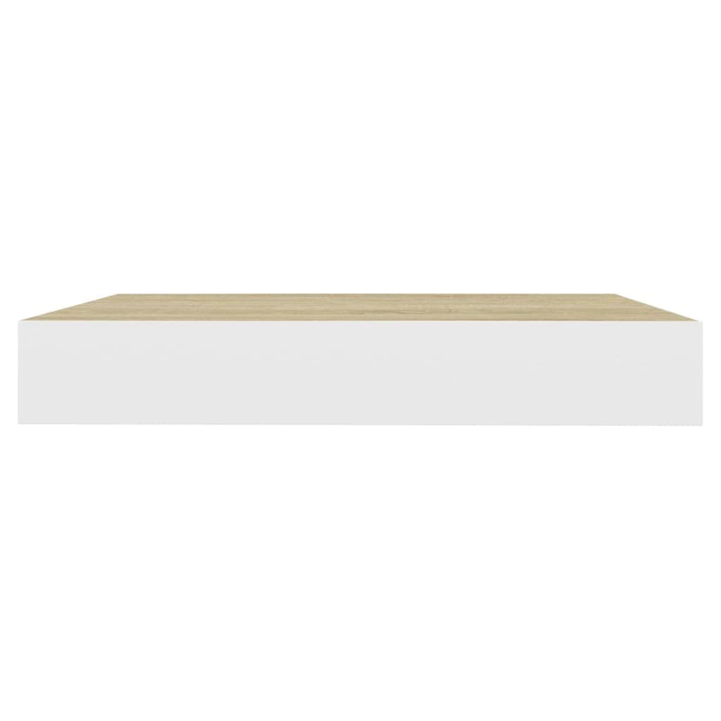 2 Pack Floating Wall Shelves - Invisible Mounting System, 9.1