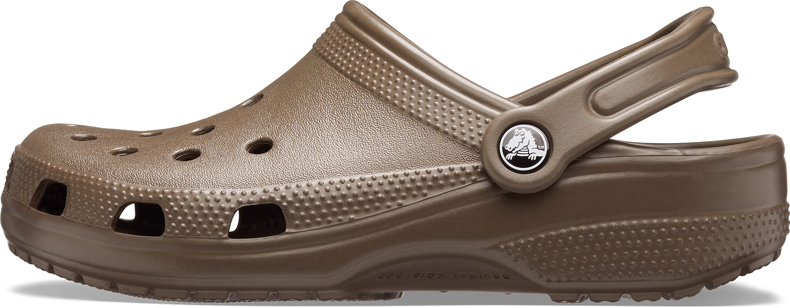 Crocs Unisex-Adult Classic Clogs | Comfortable Slip-On Water Shoes | Best Sellers | Chocolate Color | Size 7 Men/9 Women | Perfect for Gardening, Beach, Pool & Indoor Use
