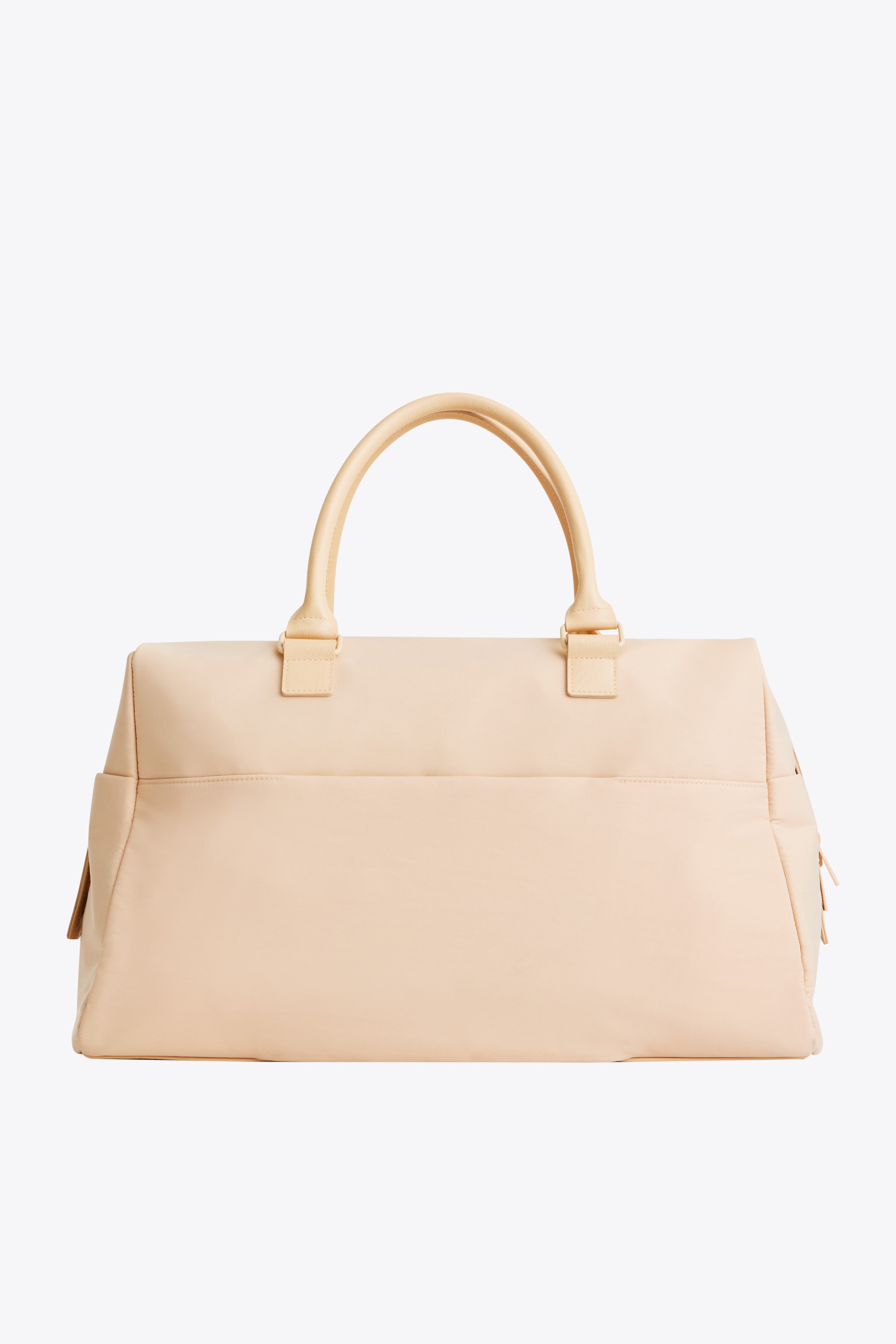 Premium Beige Commuter Duffle Bag - Waterproof Travel Gym Bag for Men & Women - Perfect for Work, Gym, Weekend Getaways & Business Trips