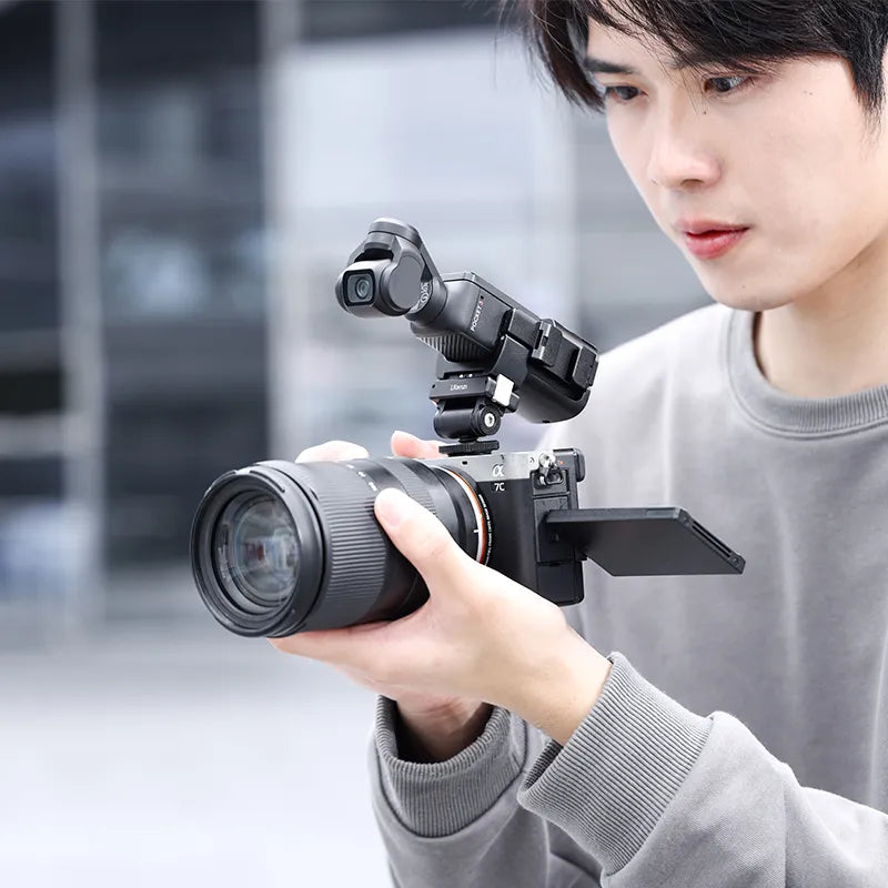 Ulanzi PK 06 Expansion Adapter Compatible with DJI Osmo Pocket 3 (C014) - Perfect for Vlogging, Travel & Action Camera Accessories