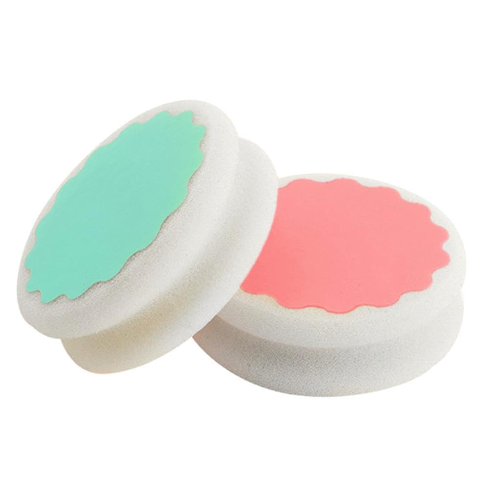 VMS INDIA 2-Pack Exfoliating Sponge for Legs, Arms & Bikini Area | Gentle Hair Removal & Skin Care | Perfect for Shaving Prep & Post-Wax Exfoliation
