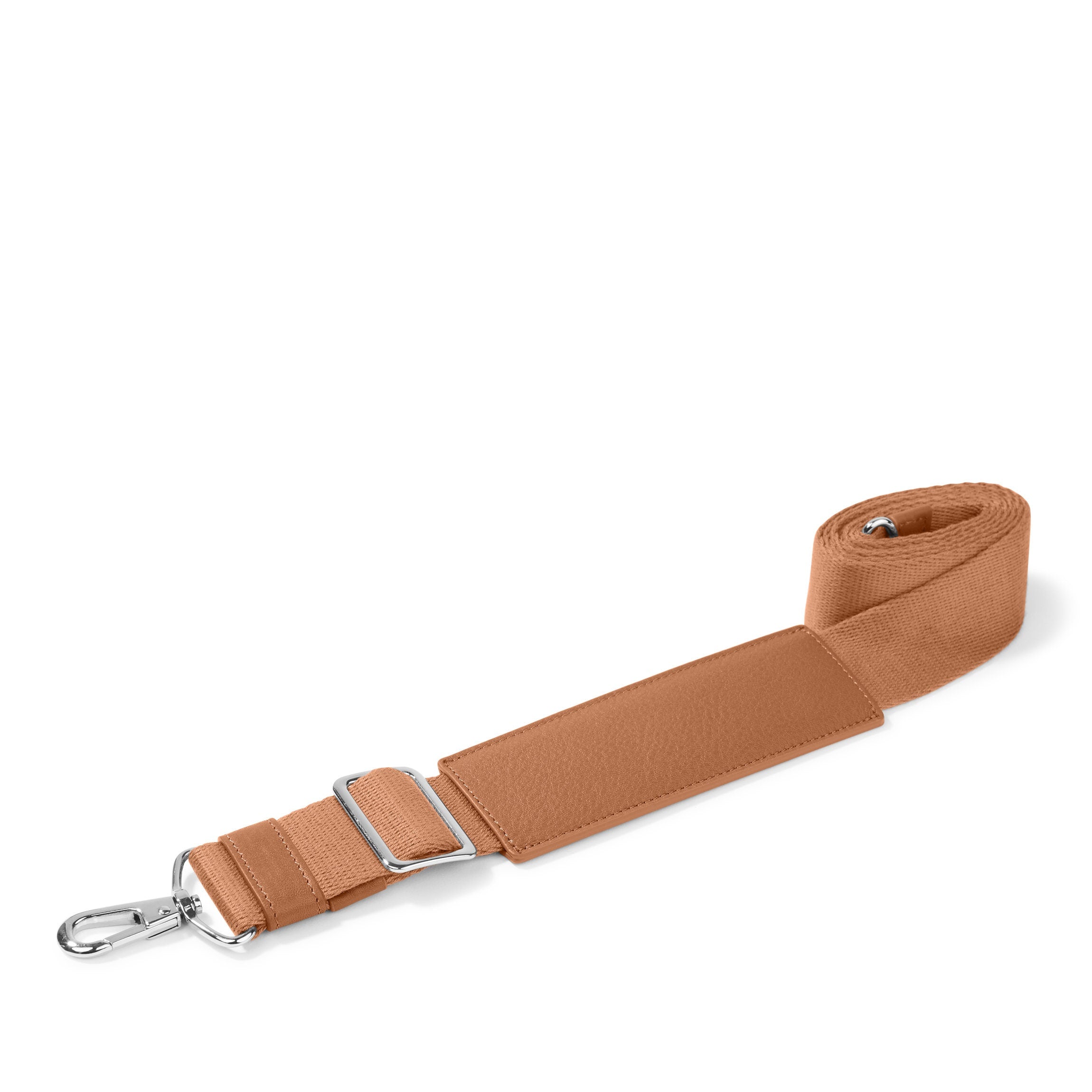 Adjustable Leather Shoulder Strap for Women & Men - Cognac Brown Crossbody Bag Strap - Perfect for Travel, Work & Everyday Use