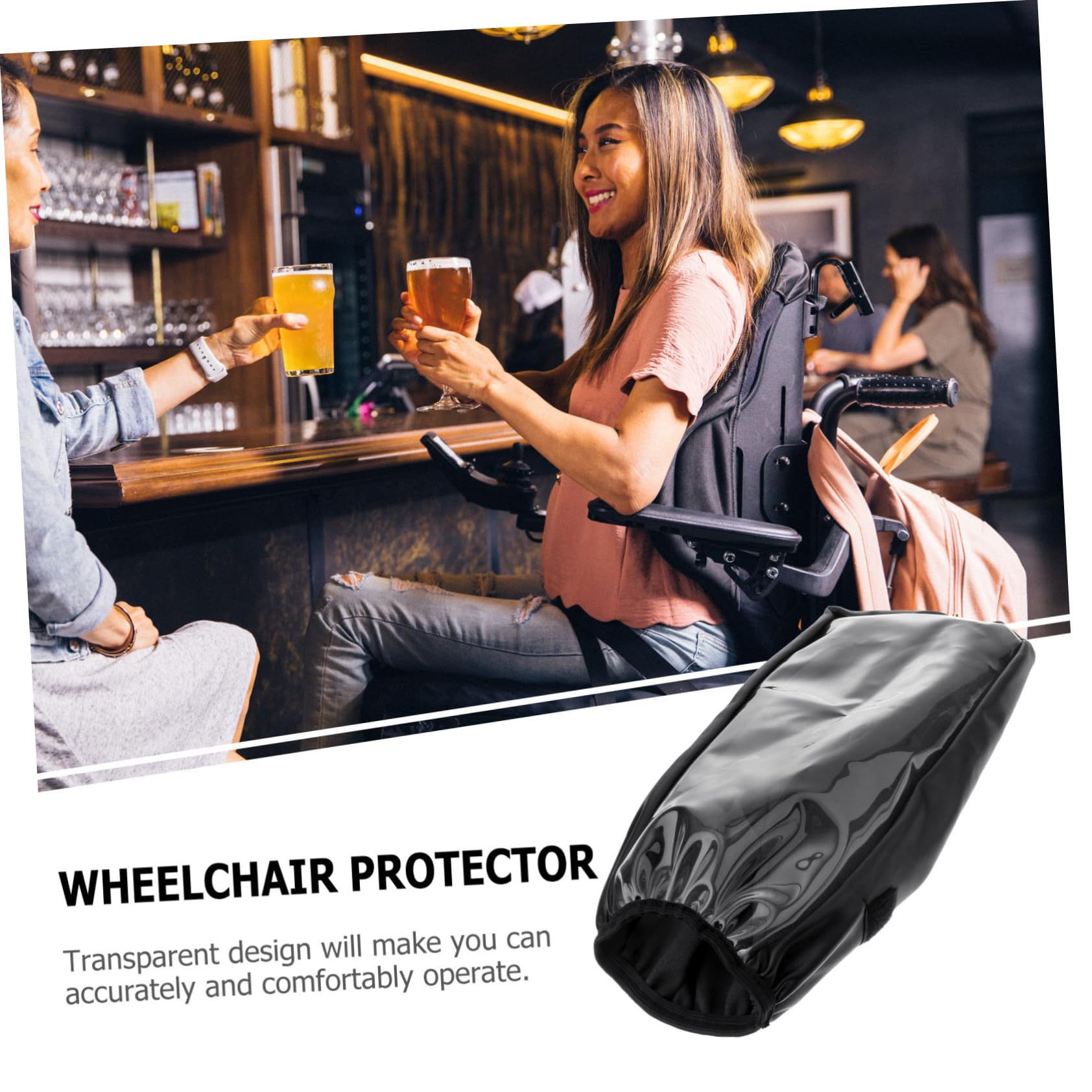 Electric Wheelchair Control Panel - Power Chair Controller Shield for Patients & Hospitals - Durable Black Accessory (Ideal for Home Care, Medical Facilities & Mobility Assistance)