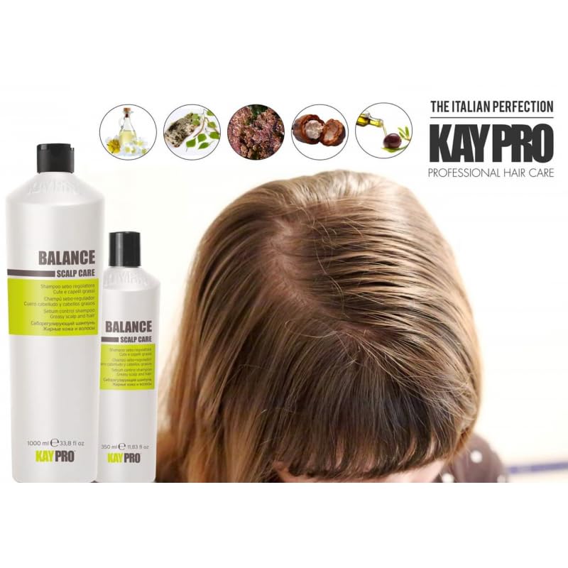 BALANCE SHAMPOO for Oily Scalp Care - 1000ml Anti-Oil Formula for Men & Women | Deep Cleansing & Hydration for Healthy Hair | Perfect for Daily Use & Sensitive Scalp