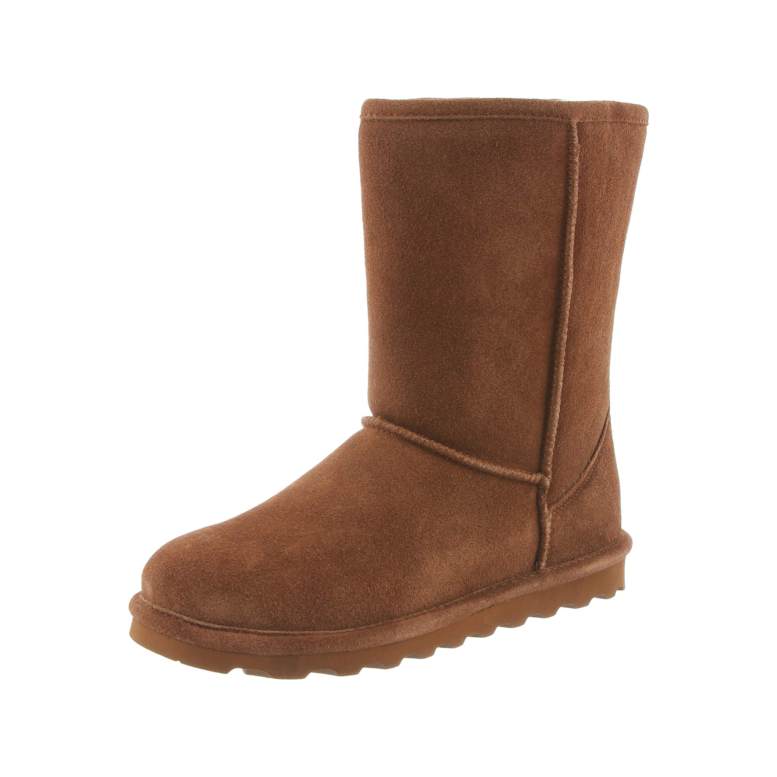 BEARPAW Women's Elle Short Boots - Classic Suede Slip-On Winter Boots for Women in Multiple Colors | Warm & Comfortable Casual Boots for Everyday Wear, Outdoors, and Cold Weather