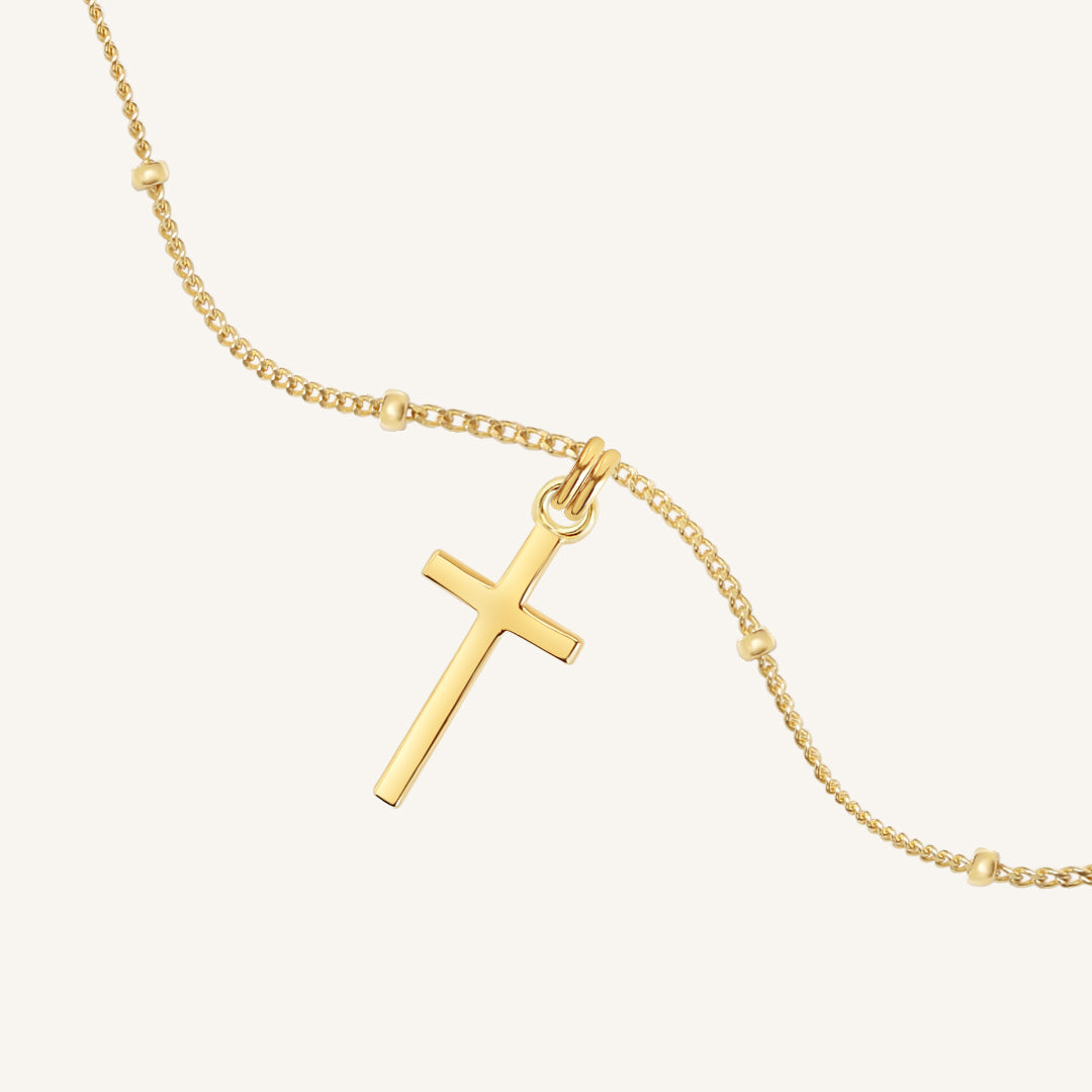Stunning Cross Necklace for Women & Men - Elegant Religious Jewelry Gift for Baptism, Confirmation, or Everyday Wear