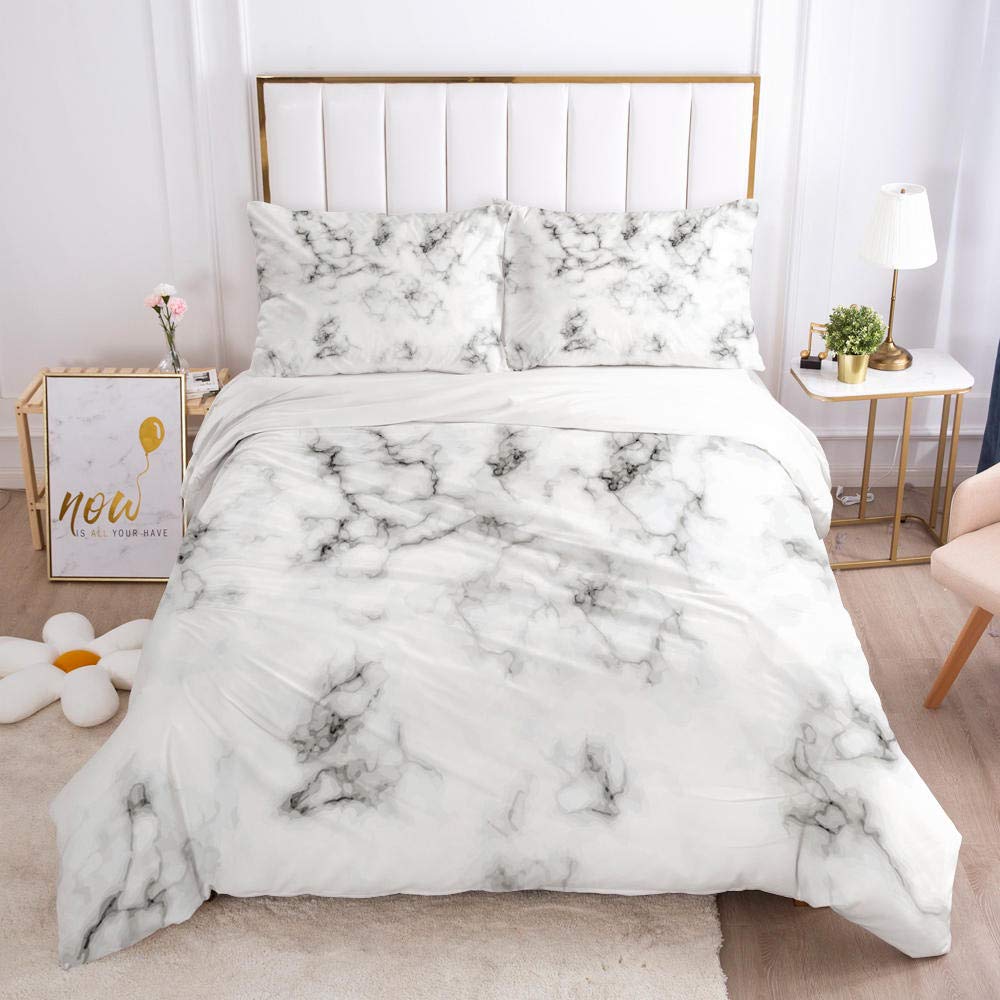 Premium 3D Printed Duvet Cover Set - Queen/King Size Luxury Bedding with Pillowcases | Soft Microfiber Bed Linens for Modern Bedroom Decor | Perfect for Master Bedroom, Guest Room & Dorm