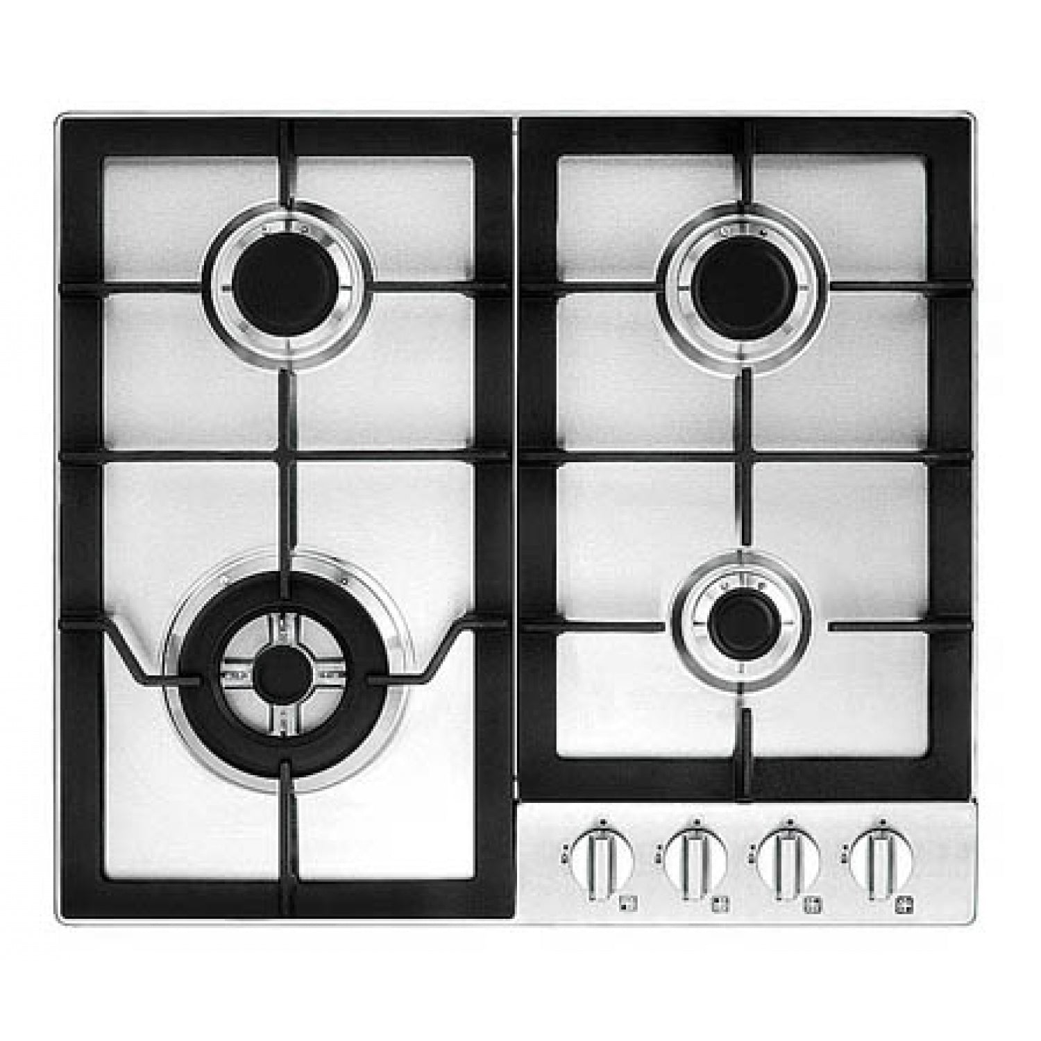 24 Inch Natural Gas Cooktop - Stainless Steel Burner Stove for Home Kitchen Cooking | Perfect for Grilling, Boiling & Frying
