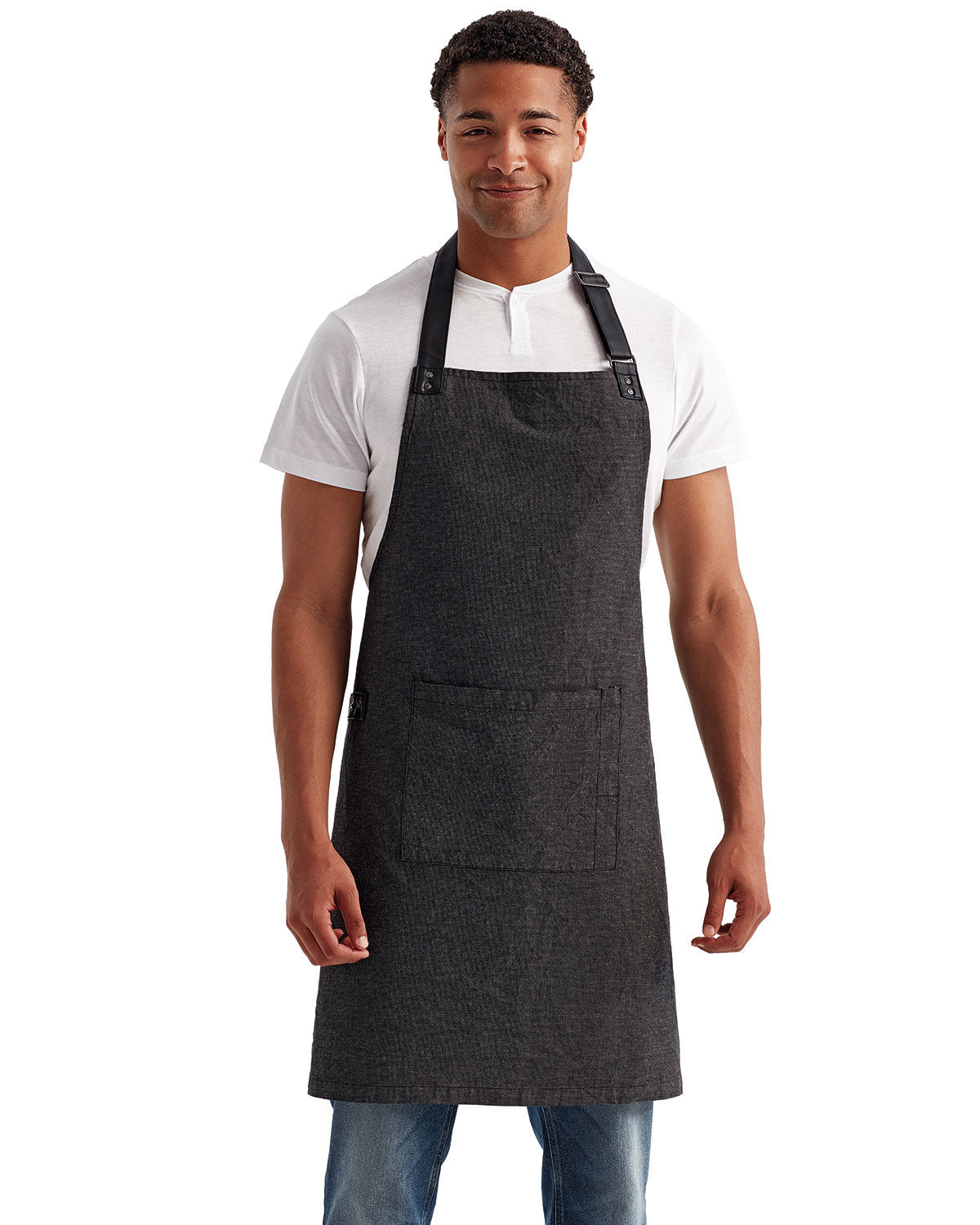 Reprime RP144 Unisex Oxford Apron - Artisan Collection - Durable & Stylish for Cooking, Baking, BBQ & Workshop Use