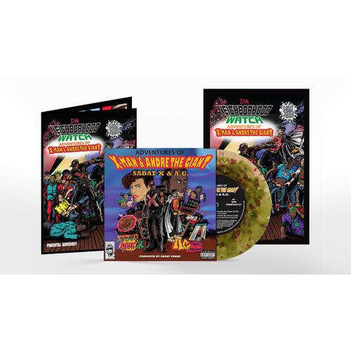 Adventures of X-Man & Andre The Giant 7-Inch Vinyl Record - Perfect for Collectors, DJs, and Music Enthusiasts