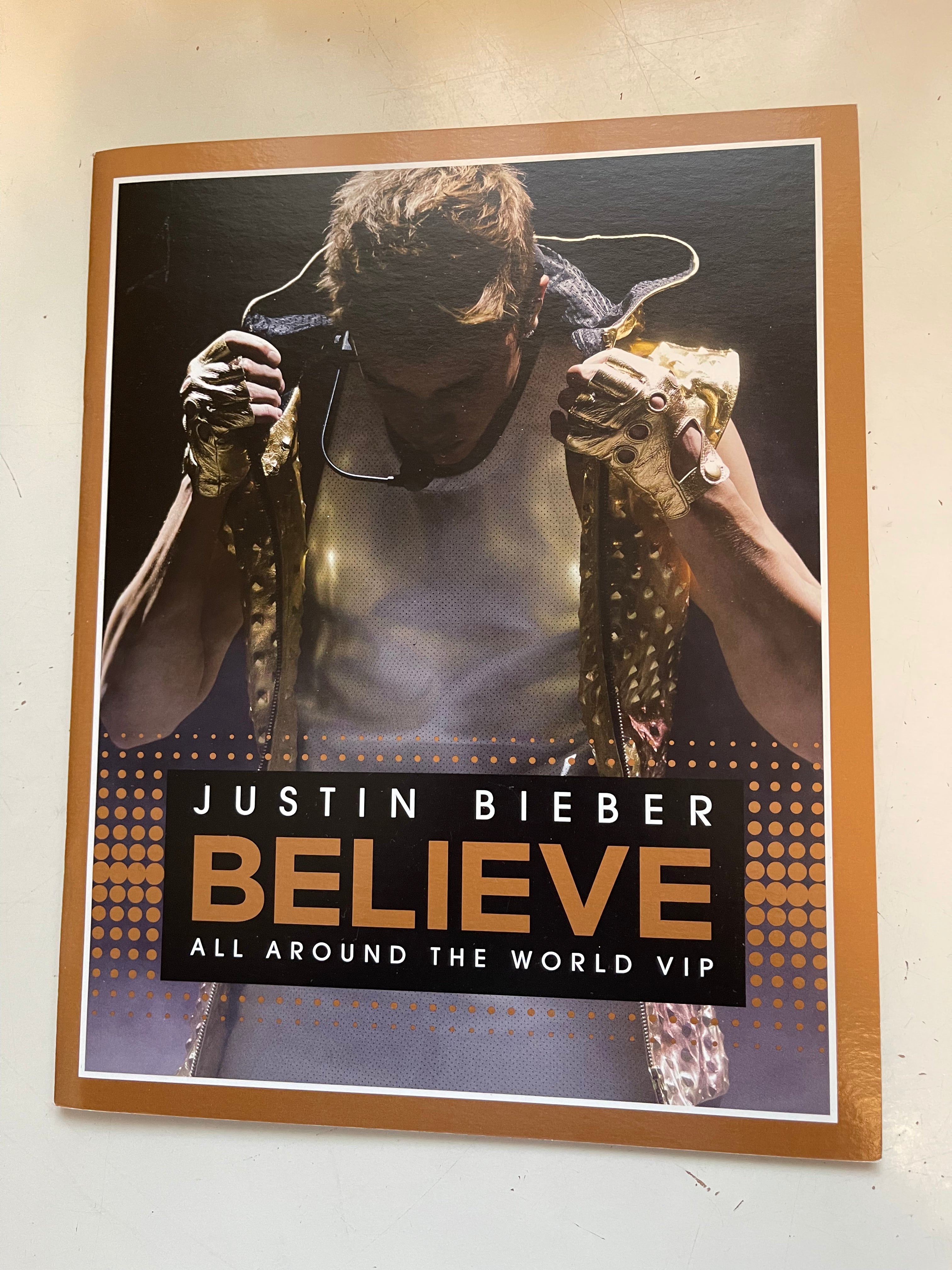 Justin Bieber 2012 Official Concert Tour Program - Limited Edition Collectible Memorabilia for Fans & Music Lovers - Perfect for Display, Gifts, and Special Events