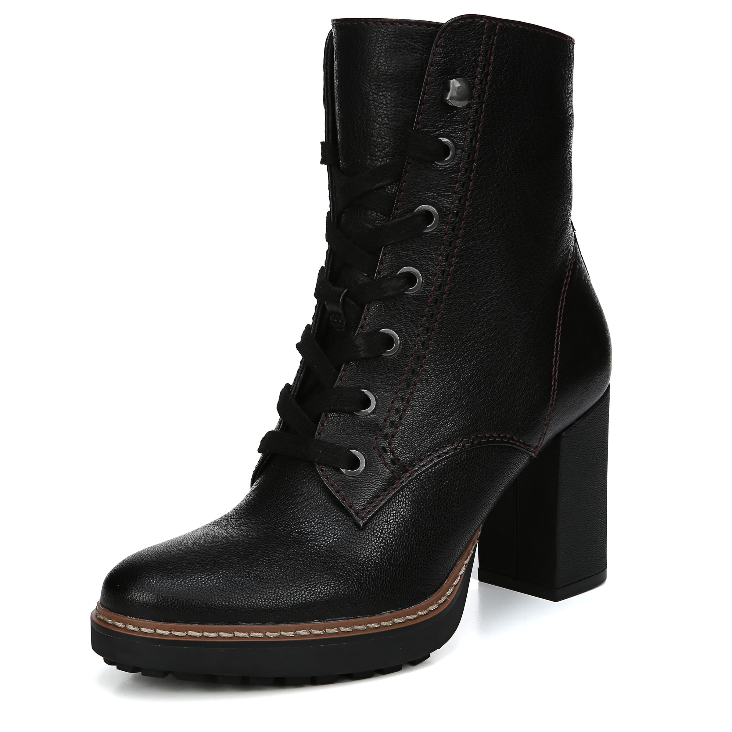 Naturalizer Women's Callie Heeled Lace-Up Ankle Boots - Stylish & Comfortable for Work, Date Night & Fall Fashion