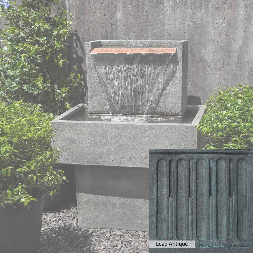 Campania International Falling Water Fountain - Outdoor Garden Waterfall Feature for Patio, Yard, and Landscape Decor | Relaxing Water Sounds for Backyard Oasis