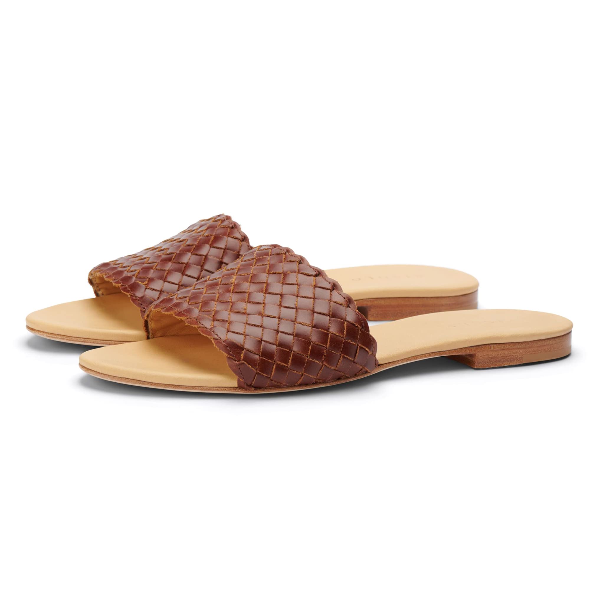 Nisolo Isla Woven Slides for Women - Comfortable Summer Sandals | Elegant Dressy Slippers | Casual & Beach Wear | Perfect for Vacation, Poolside, and Everyday Outfits