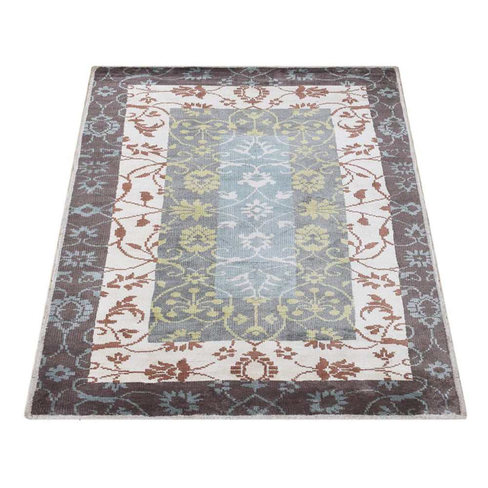 Hand Knotted Hypnotic Rug - Bohemian Style Area Rug for Living Room, Bedroom, and Home Decor | Soft & Durable Non-Slip Carpet