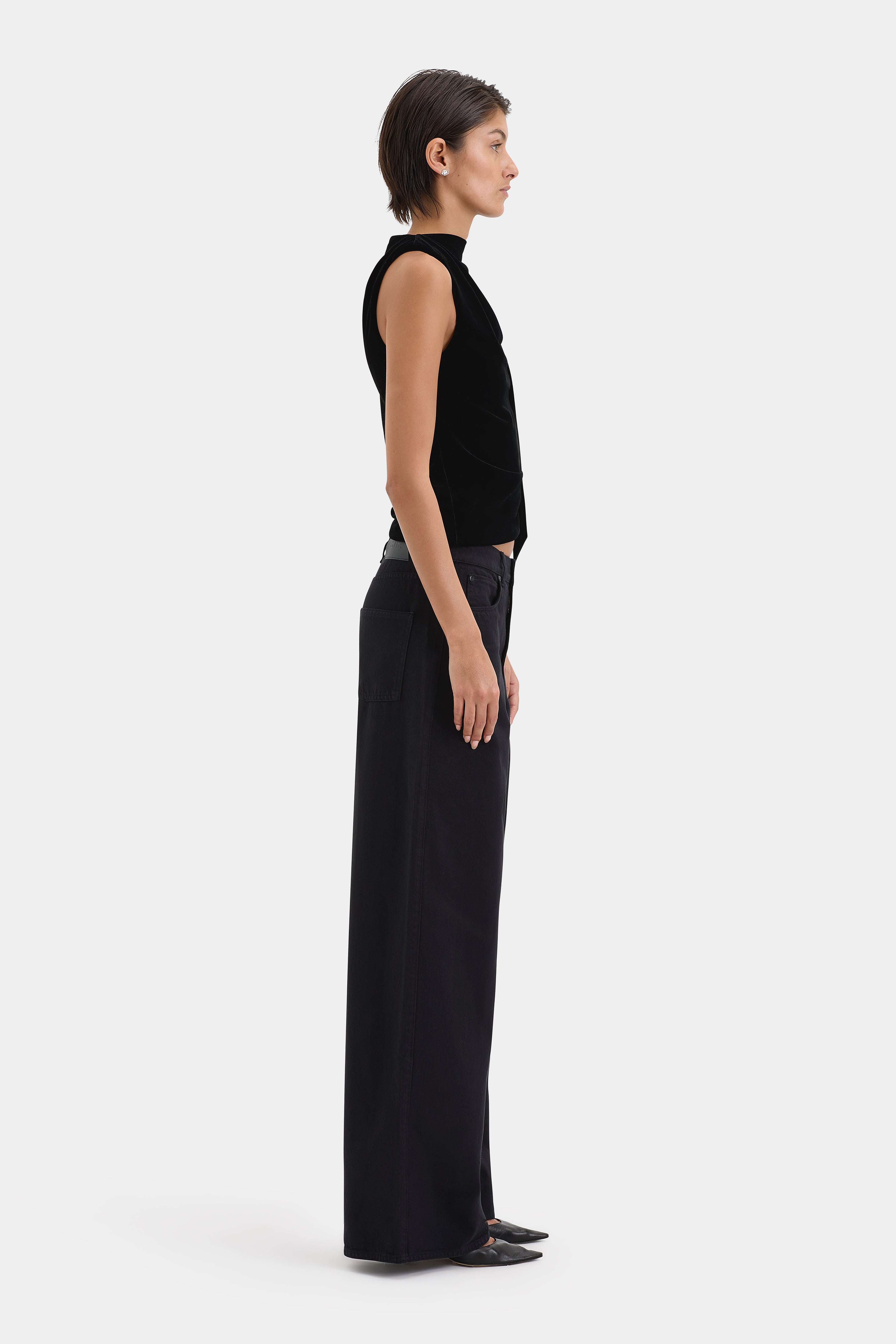 Ettore Drape Top - Elegant Women's Blouse for Work & Evening Wear | Perfect for Office, Date Night & Special Occasions