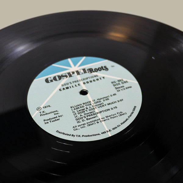 Camille Doughty - God's Prescriptions Limited Edition Black Vinyl LP Album (Mint Condition) - Perfect for Jazz Music Collectors & Vinyl Enthusiasts