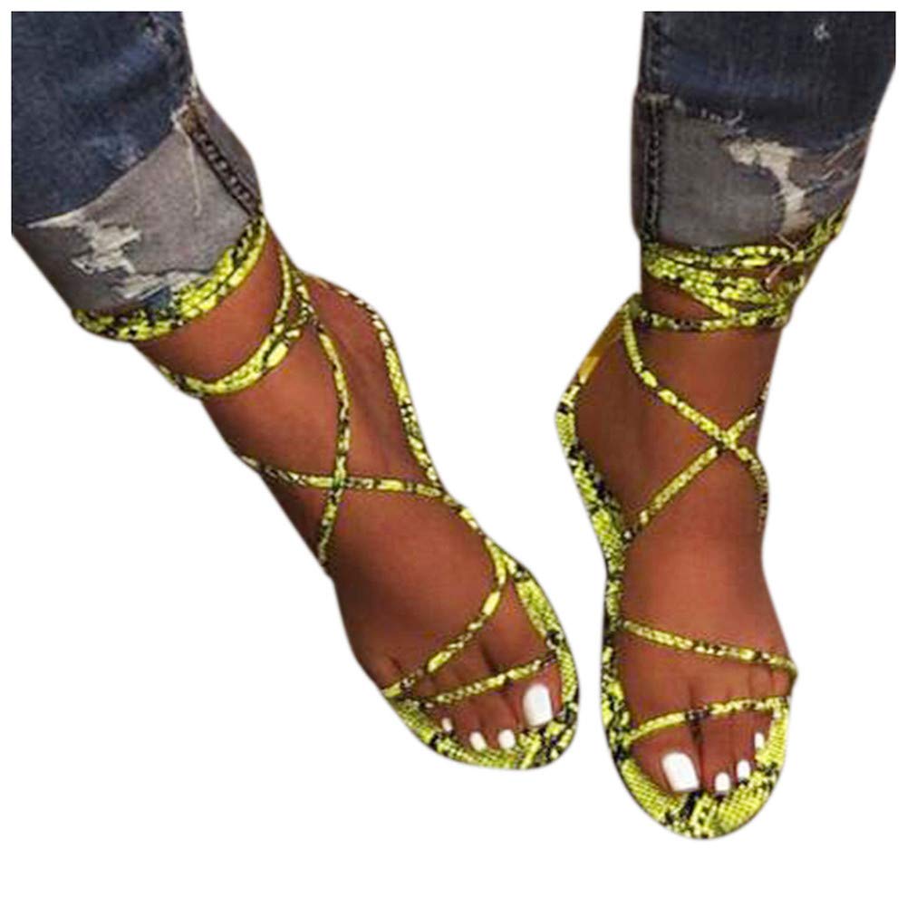 AOKASII Women's Bohemian Beaded Flat Sandals - Comfortable Summer Beach Shoes with Flower Design for Casual Outings, Vacations & Outdoor Activities