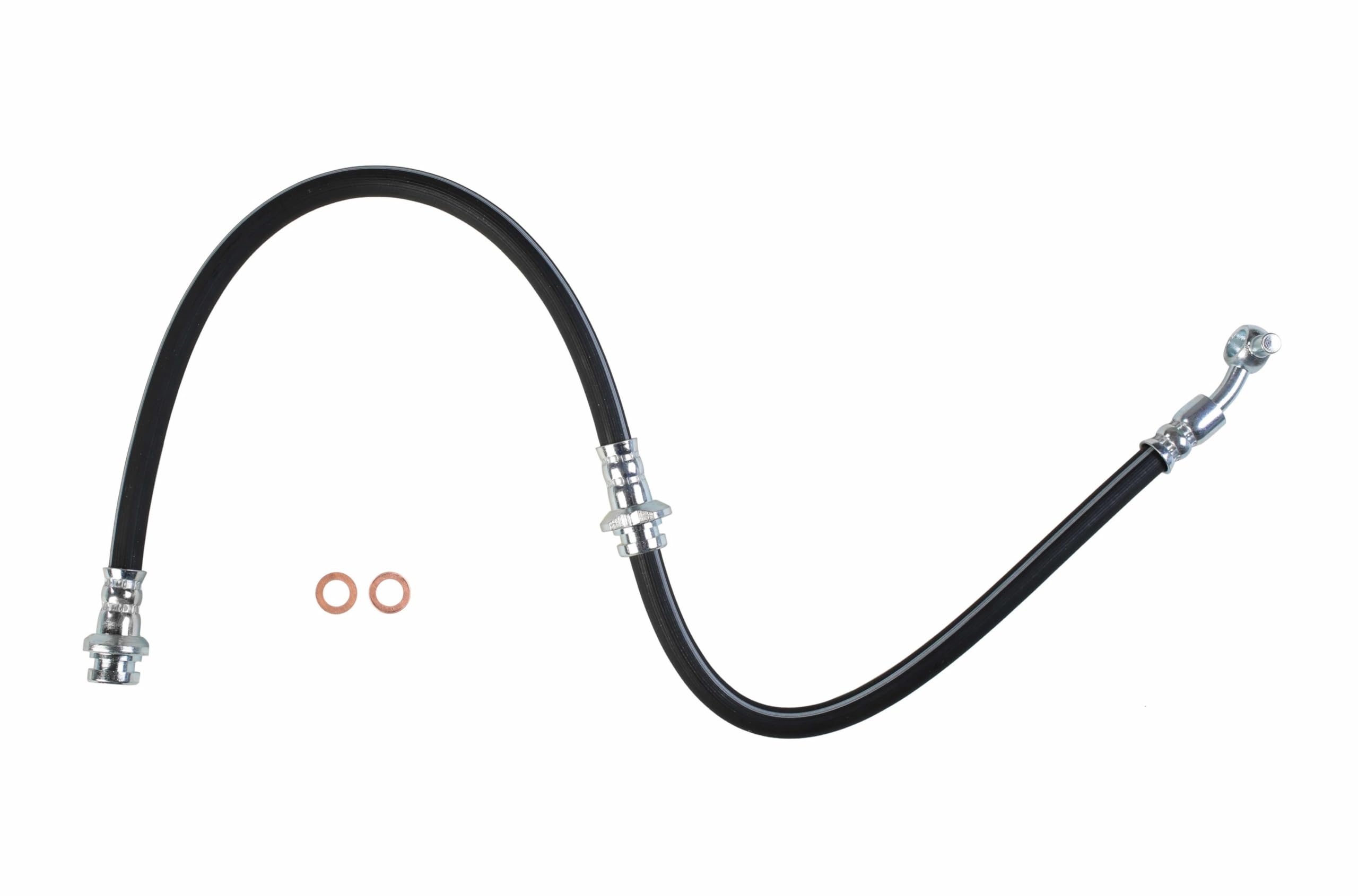 Sunsong 2201814 Brake Hydraulic Hose - High Performance Replacement Hose for Cars, Trucks & SUVs - Durable DOT Approved Brake Line - Perfect for Off-Roading, Towing & Daily Driving