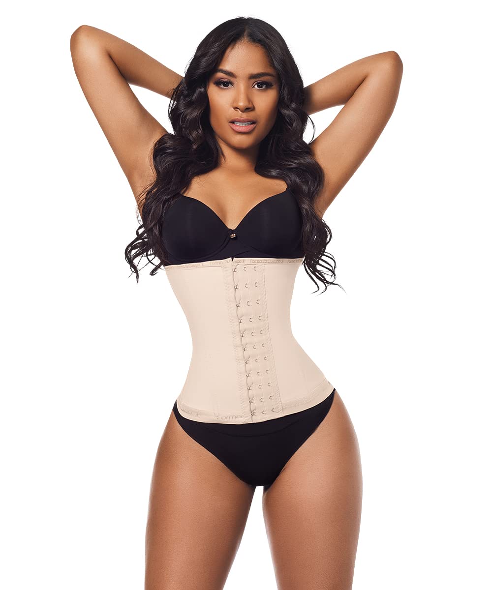 Waist Trainer for Women - Corset Shapewear & Hourglass Faja Body Shaper - Slimming Waist Cincher for Tummy Control - Perfect for Workouts, Postpartum & Special Occasions