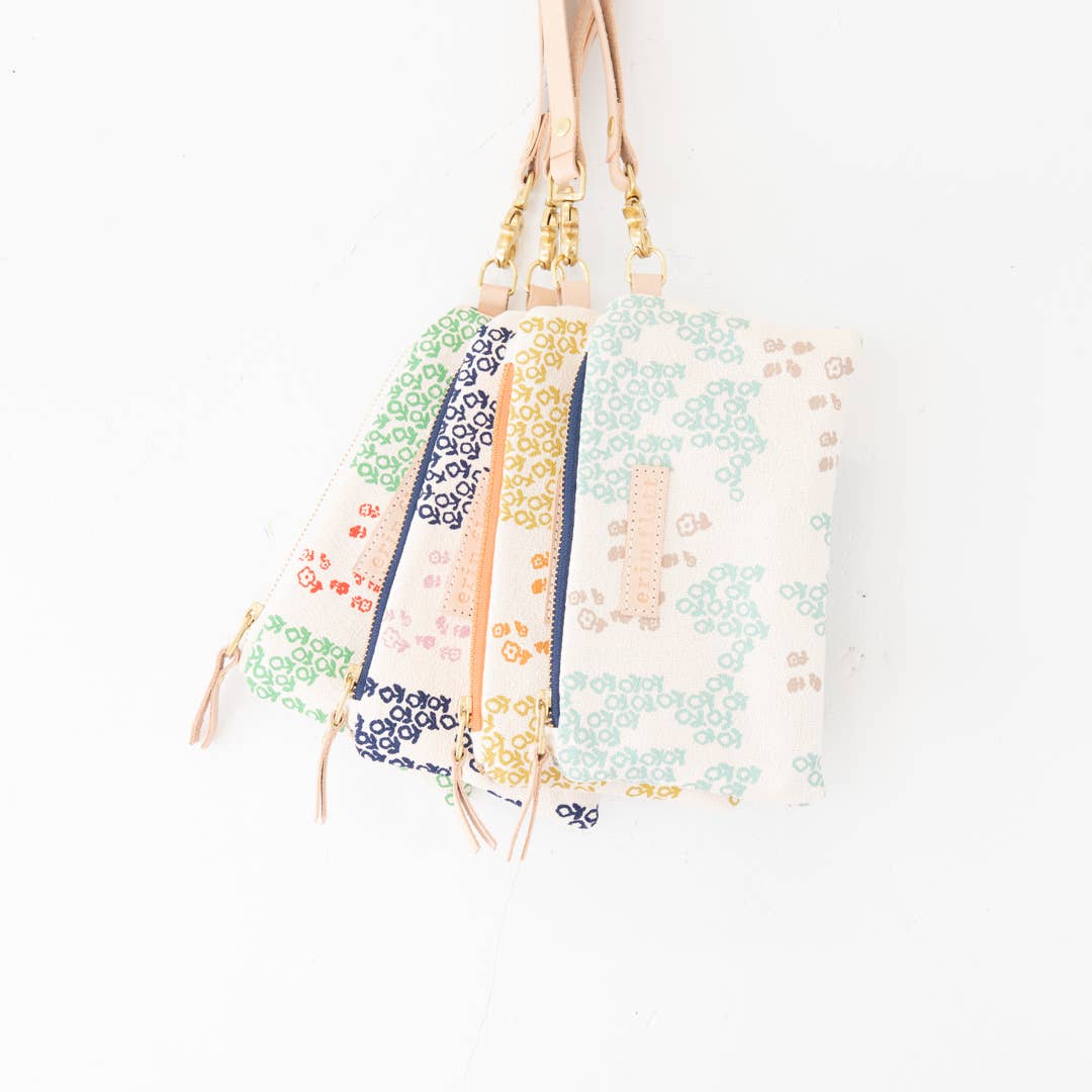 Erin Flett Field Of Flowers Wristlet - Floral Pattern Clutch Purse for Women | Perfect for Parties, Weddings & Everyday Use