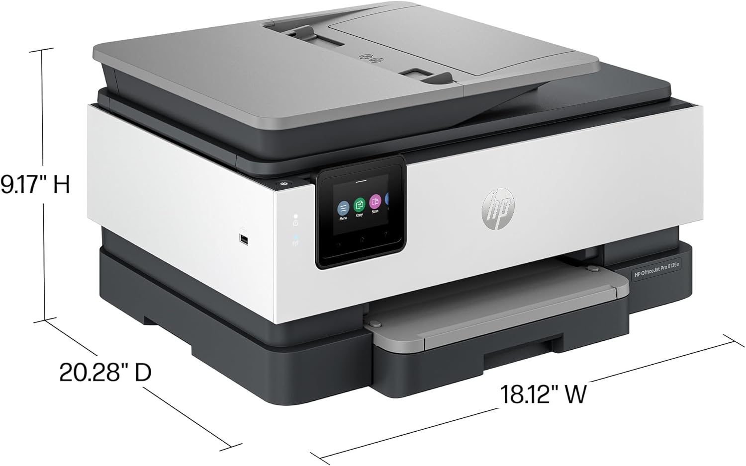 HP OfficeJet Pro 8135e All-in-One Wireless Printer with Scanner, Copier & Fax | Fast Printing for Home & Office | Ideal for Documents, Photos & Business Use