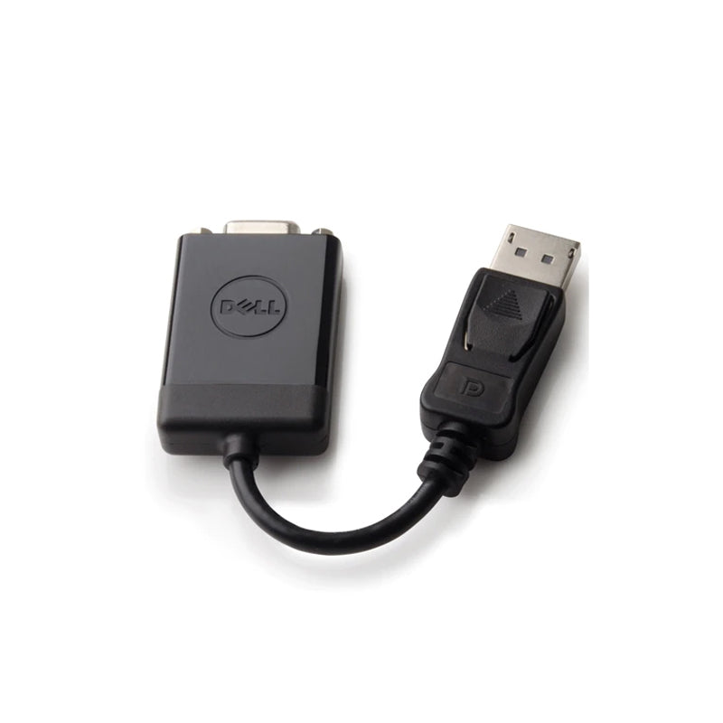 Dell 492 11715 DisplayPort Male to VGA Female Adapter Converter - Connect Modern Laptops to VGA Monitors & Projectors for Work & Presentations