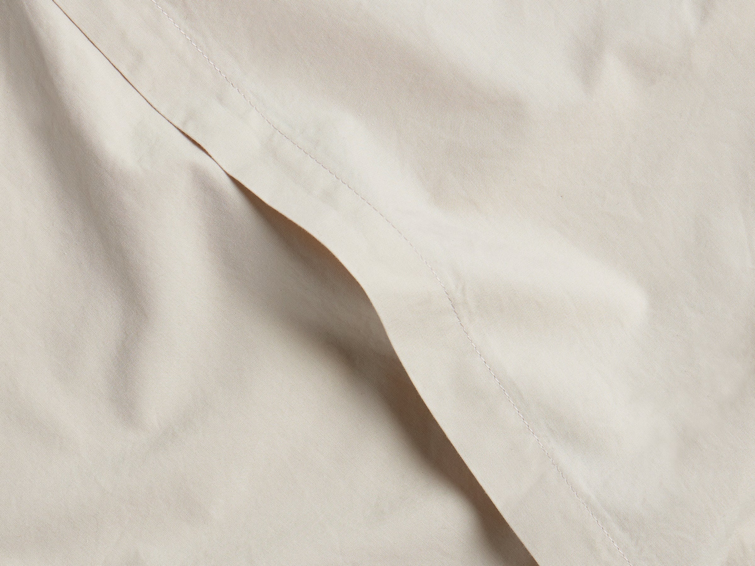 Premium Percale Sham Set (Bone) - 100% Cotton Pillow Covers for Ultimate Comfort - Perfect for Bedroom Decor, Guest Rooms & Luxury Hotels