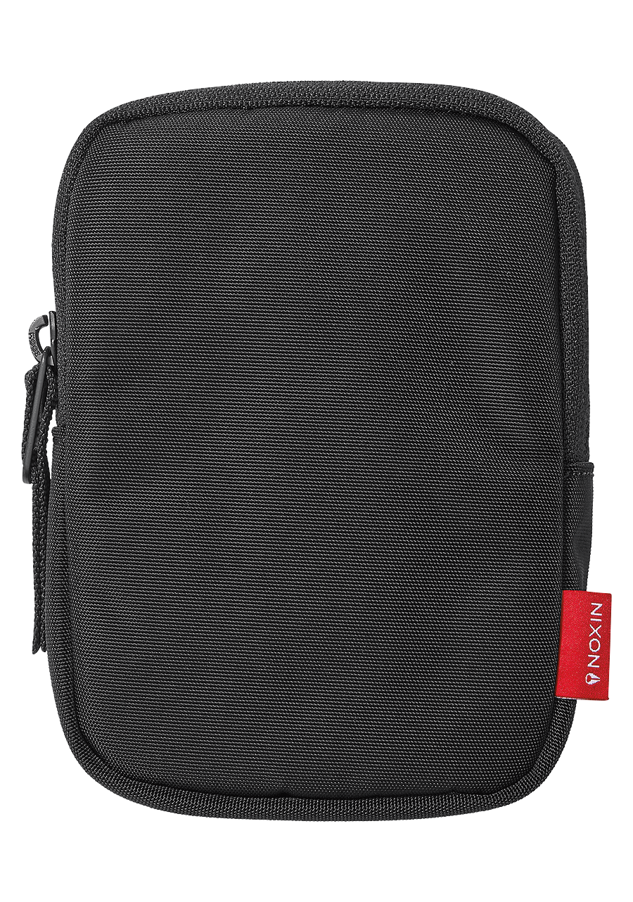 Premium Plush Lined Utility Pouch - All Black Nylon Organizer for Travel, Camping & Everyday Carry | Compact Storage for Essentials, Gadgets & Accessories