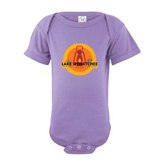 Lake Wenatchee 2020 Infant Short Sleeve Bodysuit - Soft Cotton Baby Onesie for Boys & Girls - Perfect for Playtime, Daycare & Family Photos