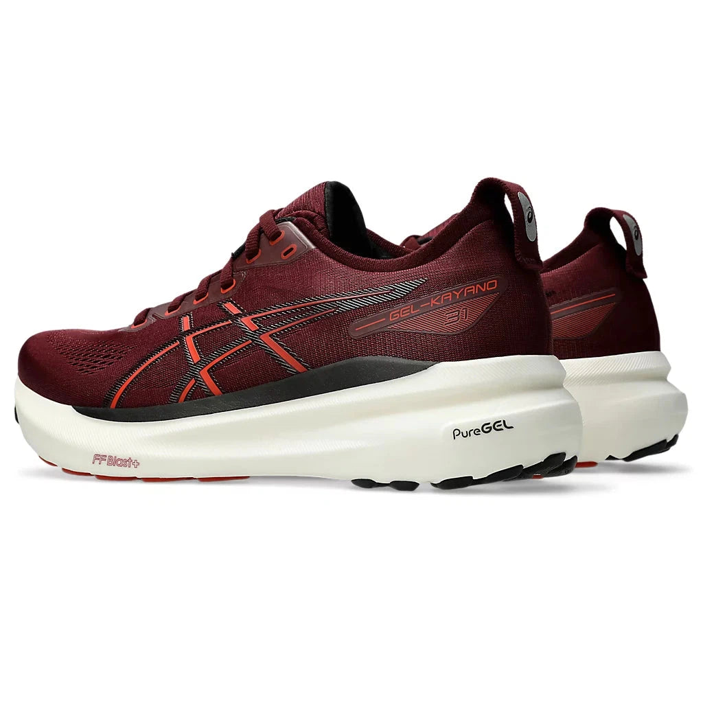 ASICS Men's Gel Kayano 31 Running Shoes - Lightweight Cushioned Support for Marathon Training & Road Running | Perfect for Jogging, Gym Workouts & Everyday Comfort
