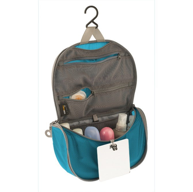 Sea to Summit Travelling Light Hanging Toiletry Bag - Waterproof Travel Cosmetic Organizer for Camping, Hiking & Backpacking - Compact Hanging Toiletry Case with Multiple Pockets