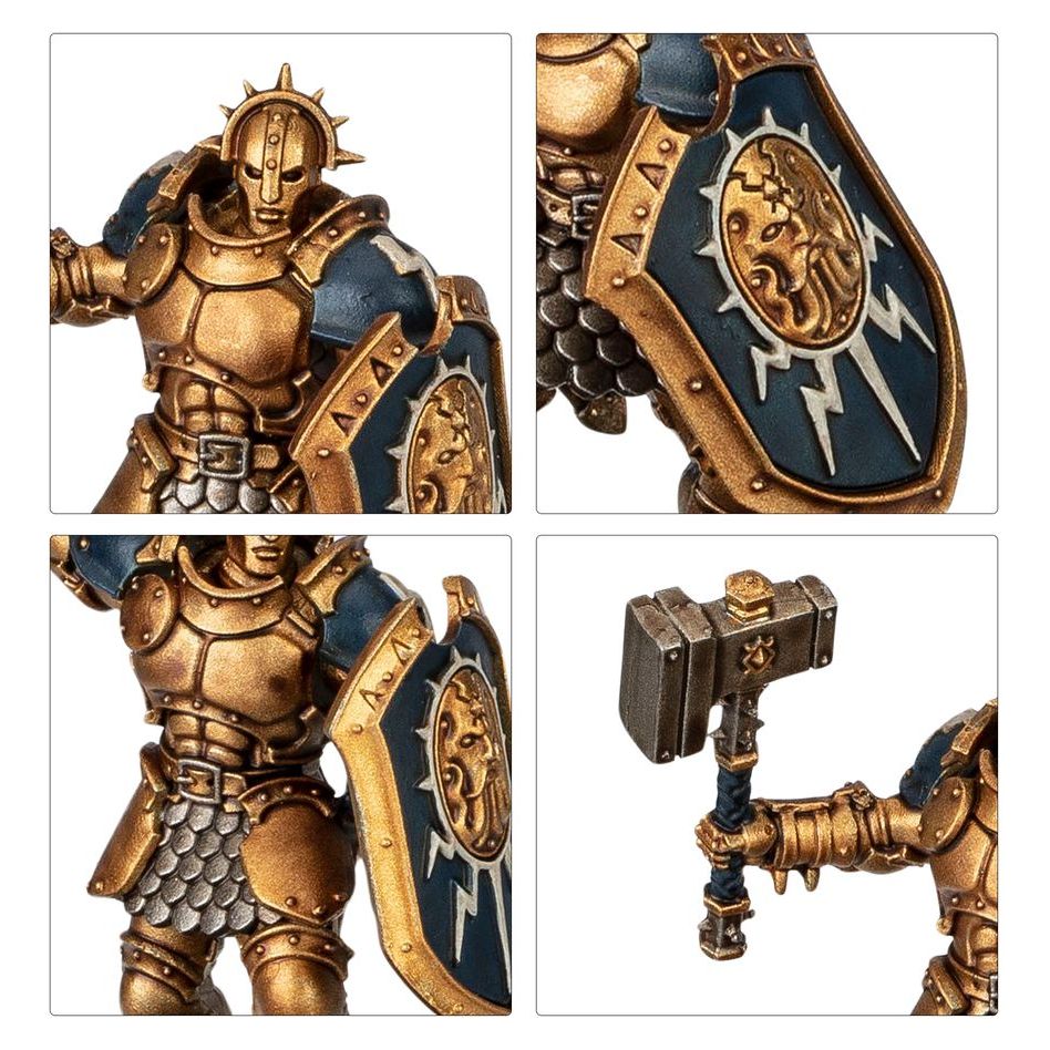 Warhammer Age of Sigmar Stormcast Eternals Paint Set - Miniature Painting Kit for Tabletop Wargaming & Fantasy Battle Scenes