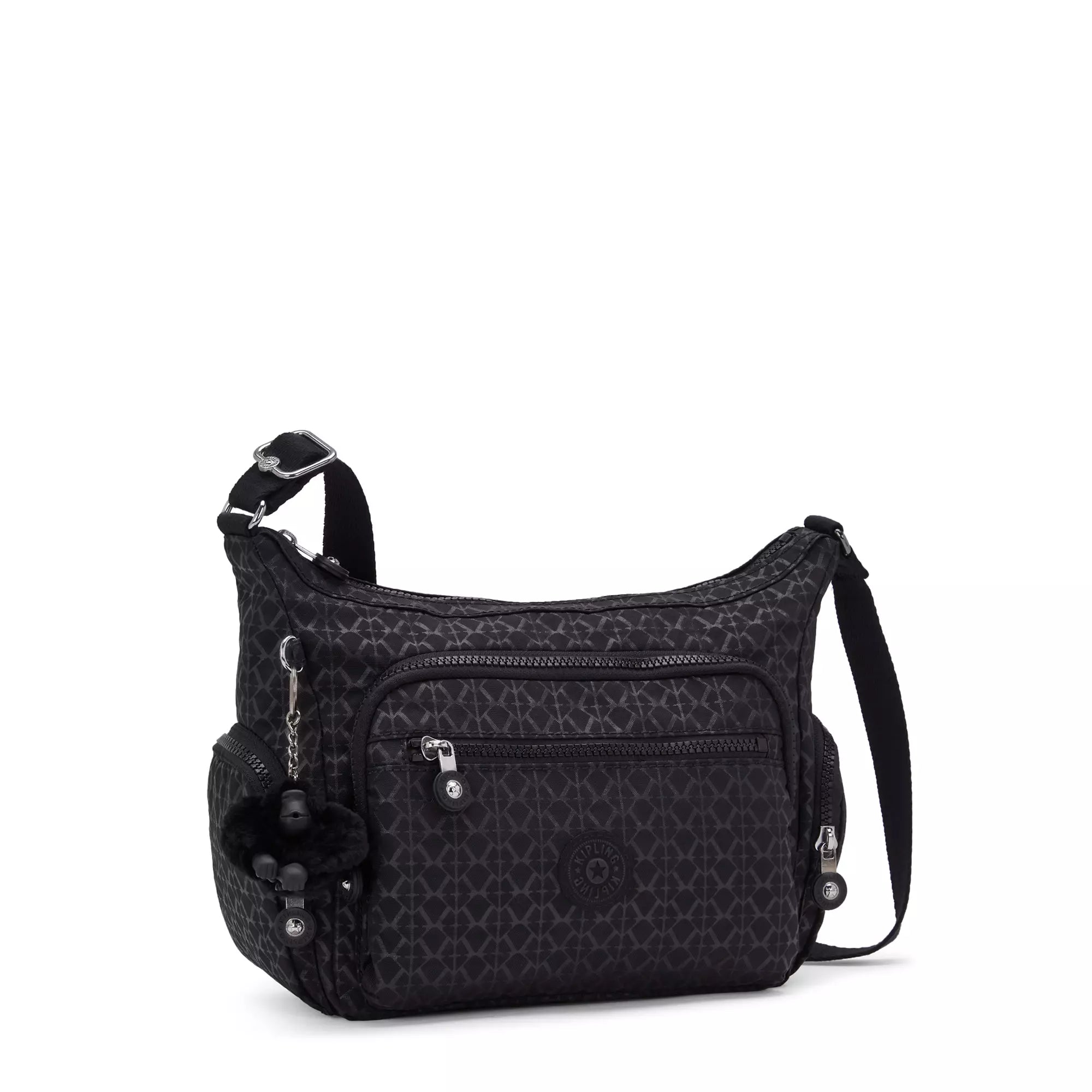 Kipling Gabbie Small Printed Crossbody Bag for Women | Signature Embossed Design | Lightweight & Durable | Perfect for Travel, Work & Everyday Use
