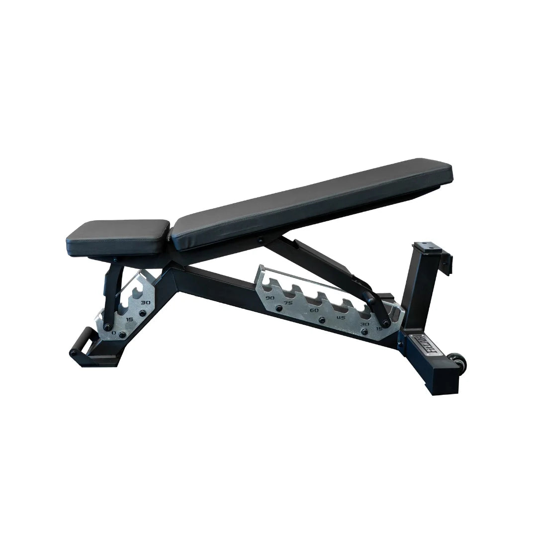 FITLAB Commercial Pro Series Adjustable Weight Bench for Strength Training - Heavy Duty Gym Equipment for Full Body Workout | Perfect for Home Gym & Commercial Fitness Centers