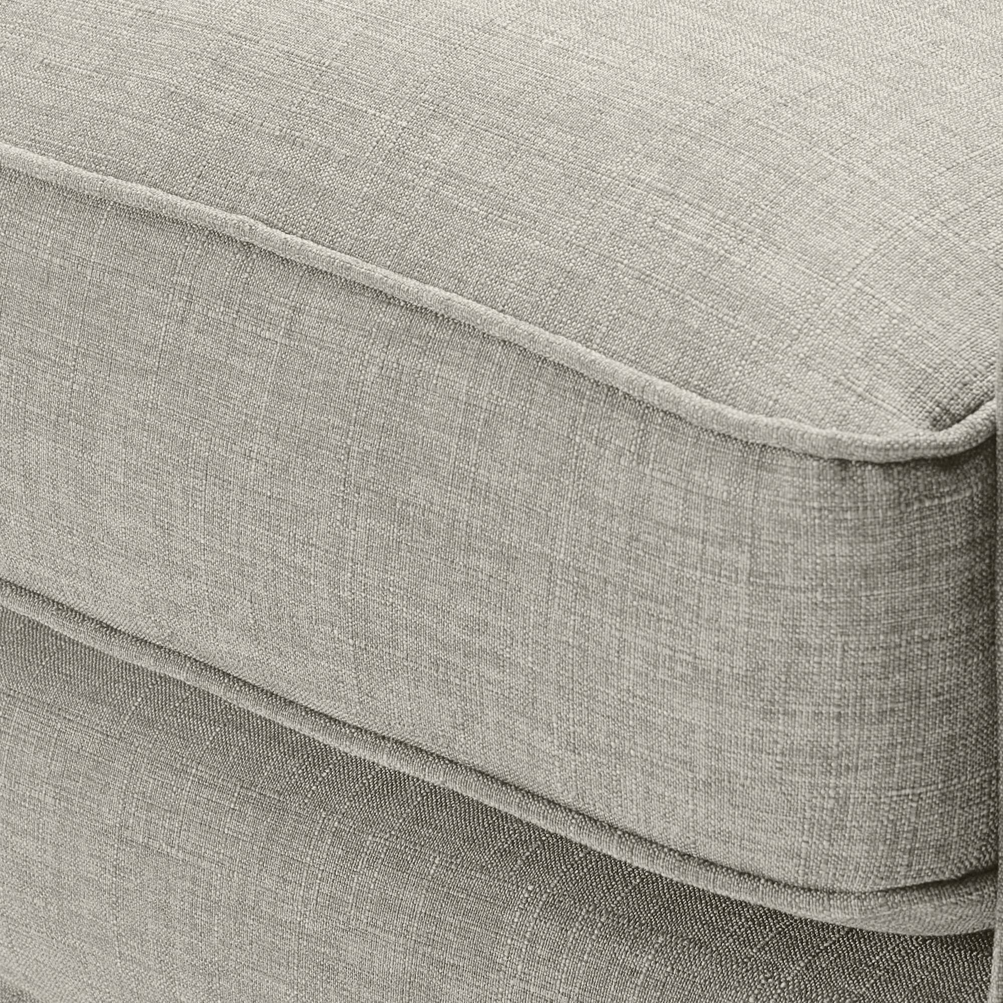 Serta Harmon Reversible L-Shaped Sectional Sofa - Modern Small Space Couch with Soft Fabric Upholstery, Square Arms & Pillow Back Cushions in Light Gray - Perfect for Apartments, Living Rooms and Cozy Home Spaces