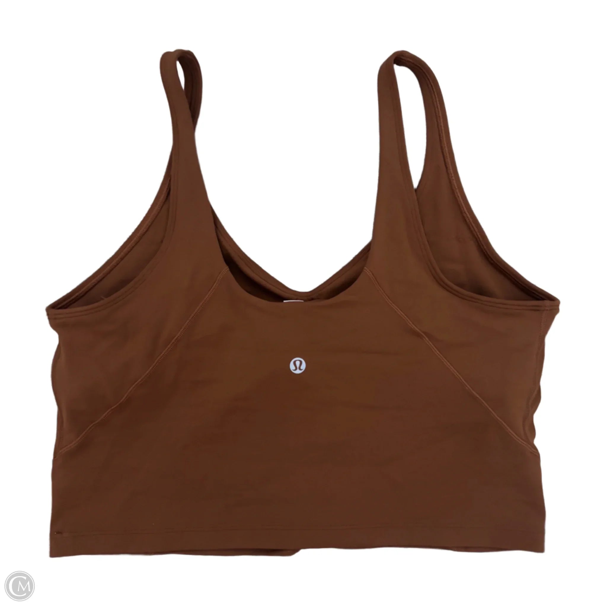 Lululemon Women's Athletic Sports Bra - Medium Support, Breathable & Comfortable for Yoga, Running & Workouts - Size L, Brown
