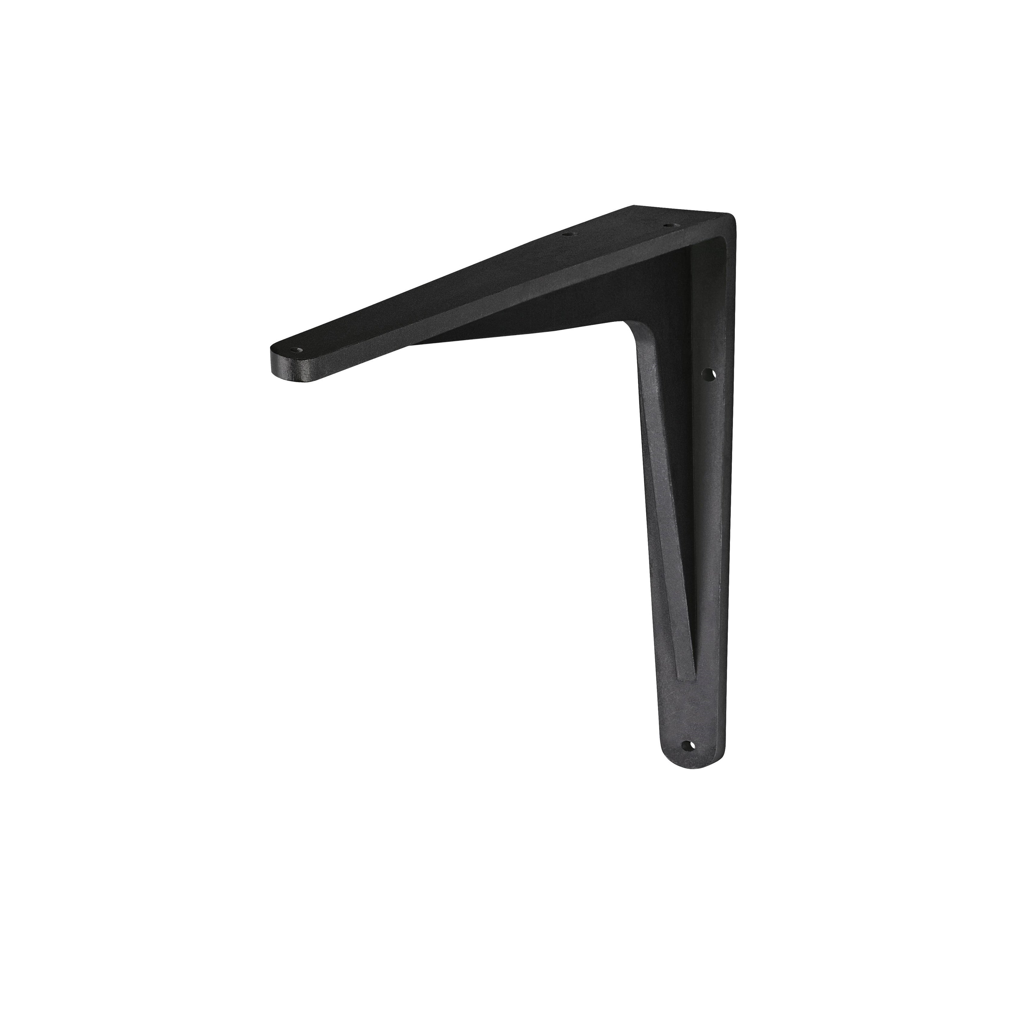 Heavy Duty HERAKLES Shelf Bracket - 6 Inch Steel L Brackets for Floating Shelves, Wall Mounted Shelving (Set of 4) - Perfect for Home Storage, Garage Organization & DIY Bookshelf Projects