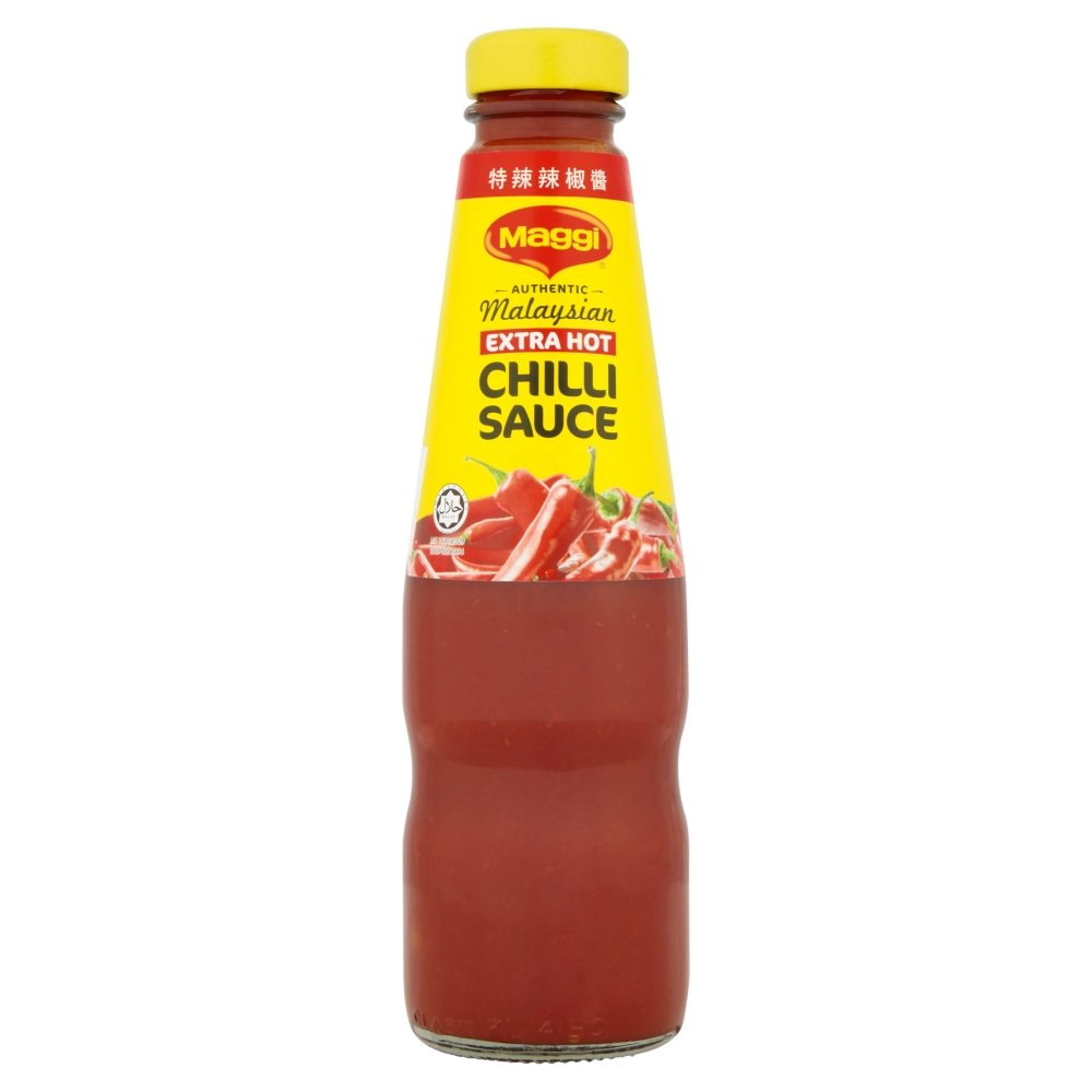 Maggi Chilli Sauce Extra Hot 320g (Pack of 6) - Spicy Chili Sauce for Cooking, Dipping & Asian Cuisine - Perfect for Noodles, Stir Fry & BBQ