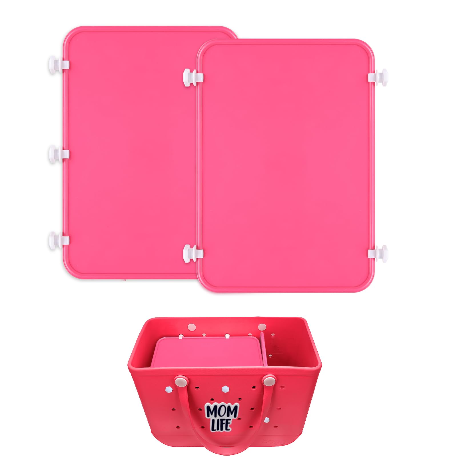 Bogg Bag Divider 2-Pack - XL Inserts for Bogg Bag Organizer | Beach Bag Accessories for Sand, Pool & Travel | Perfect for Tote Storage & Organization