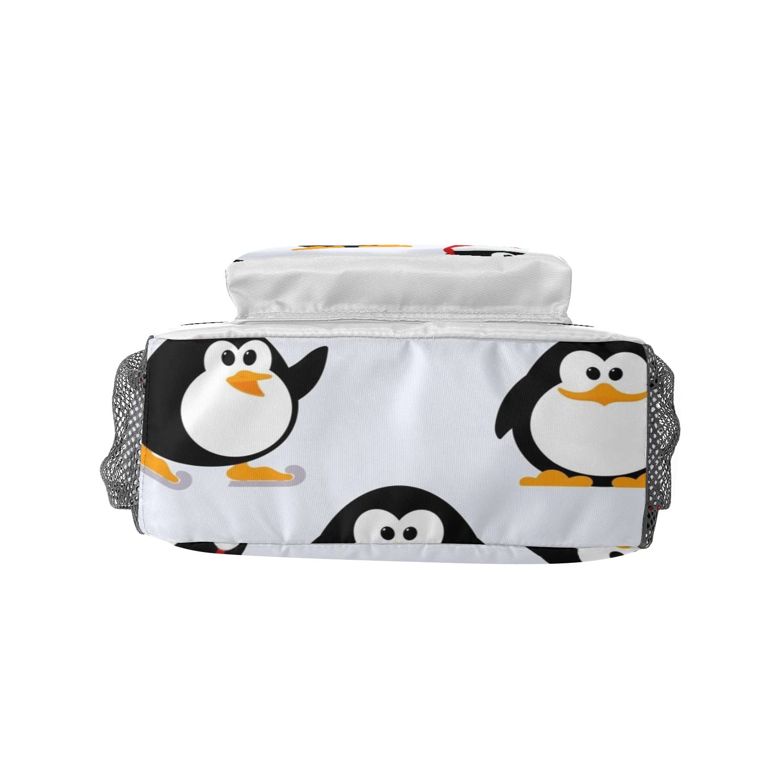 Personalized Cute Cartoon Penguins Backpack - Waterproof School Bag with Name for Boys & Girls | Perfect Gift for Kids, Travel & Outdoor Activities