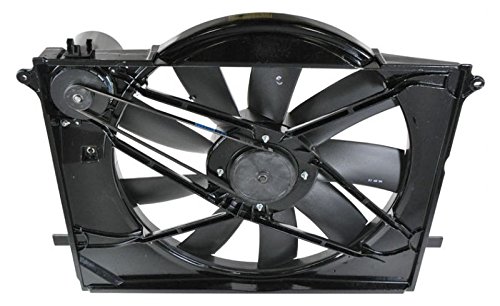 High-Performance Radiator Cooling Fan Assembly for 2000-2001 Mercedes-Benz CL500, CL55 AMG, S430, S500, S55 AMG - Direct Replacement Part MB3115113 - Perfect for Engine Overheating Prevention & Summer Driving