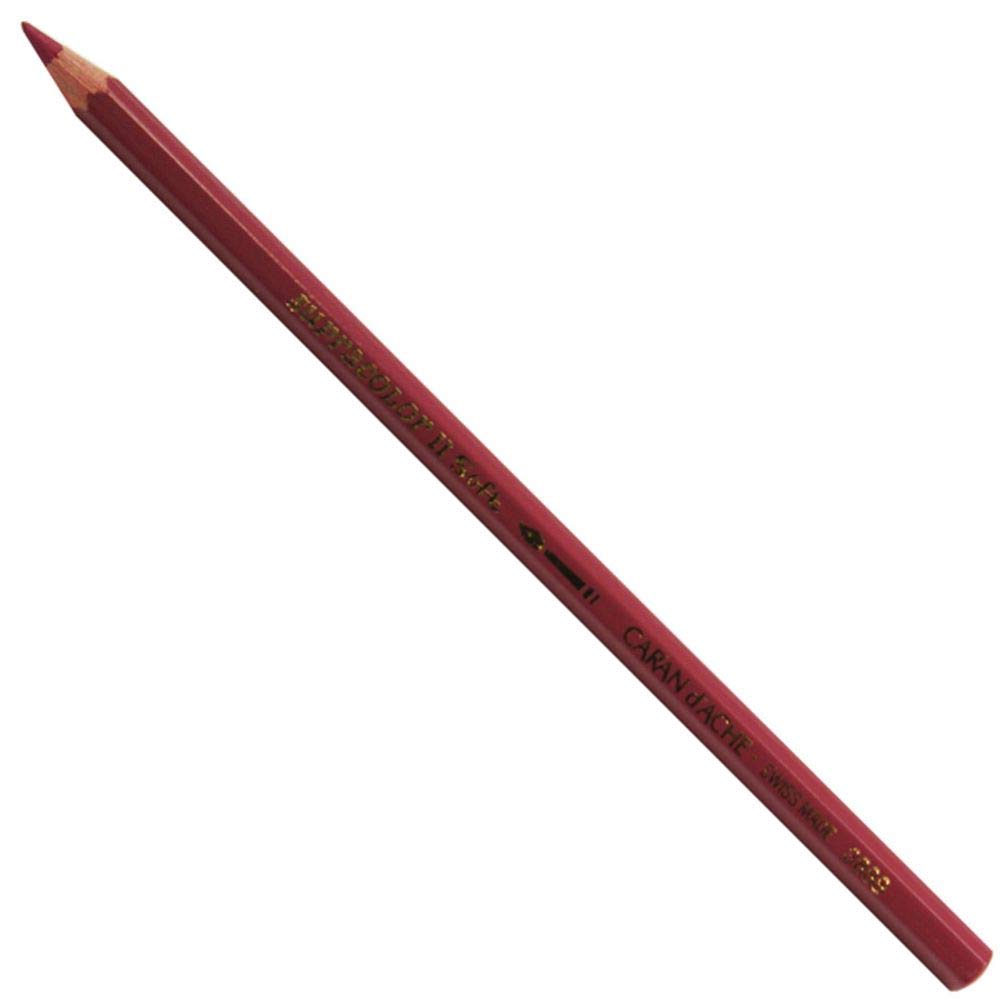 Caran d'Ache Supracolor Water-Soluble Colored Pencil - Bordeaux Red (3888.085) | Premium Artist Pencils for Sketching, Drawing & Watercolor Techniques | Ideal for Professional Artists, Students & Art Enthusiasts