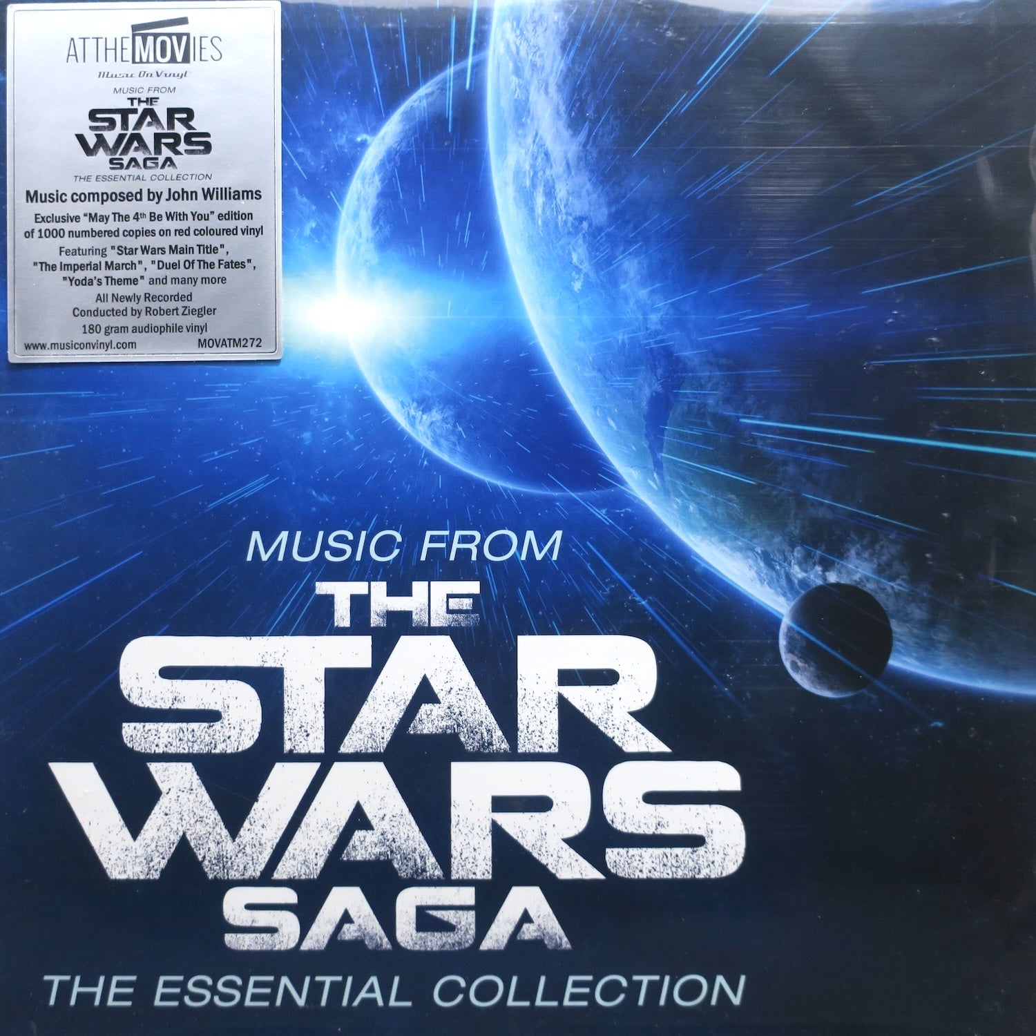 Star Wars Saga Soundtrack 180g RED Vinyl 2LP - Original Movie Score for Collectors & Film Fans - Perfect for Home Theater & Vinyl Enthusiasts